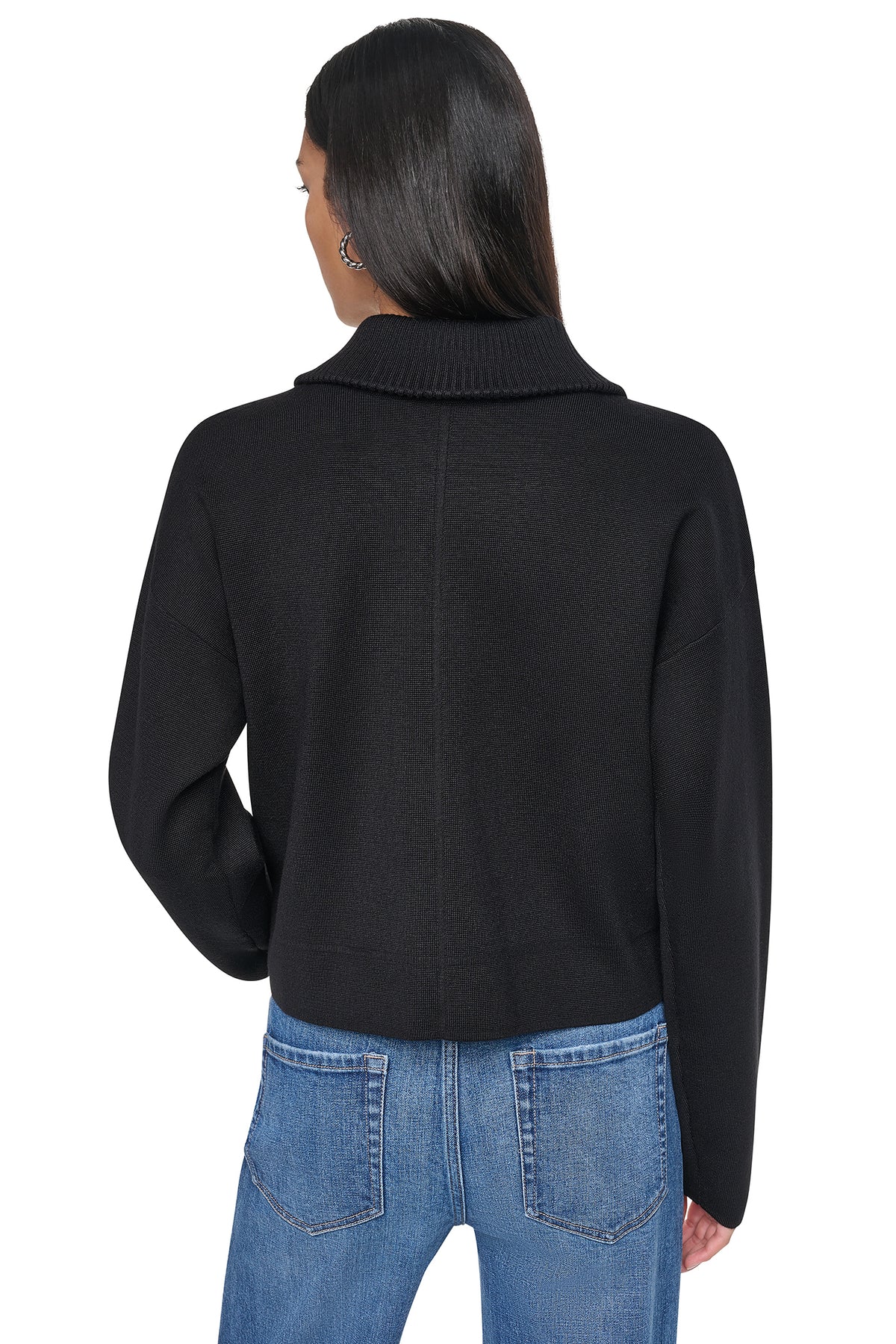 ZIP-FRONT SWEATER JACKET VIEW 2