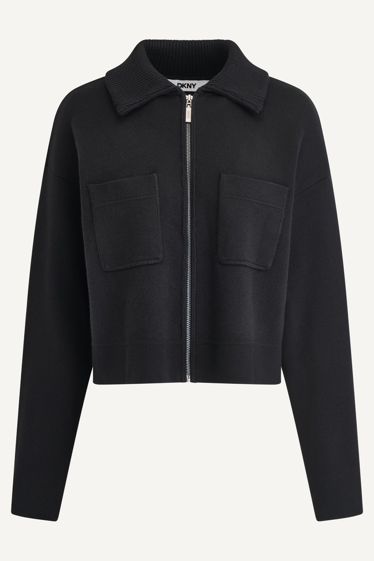 ZIP-FRONT SWEATER JACKET VIEW 2