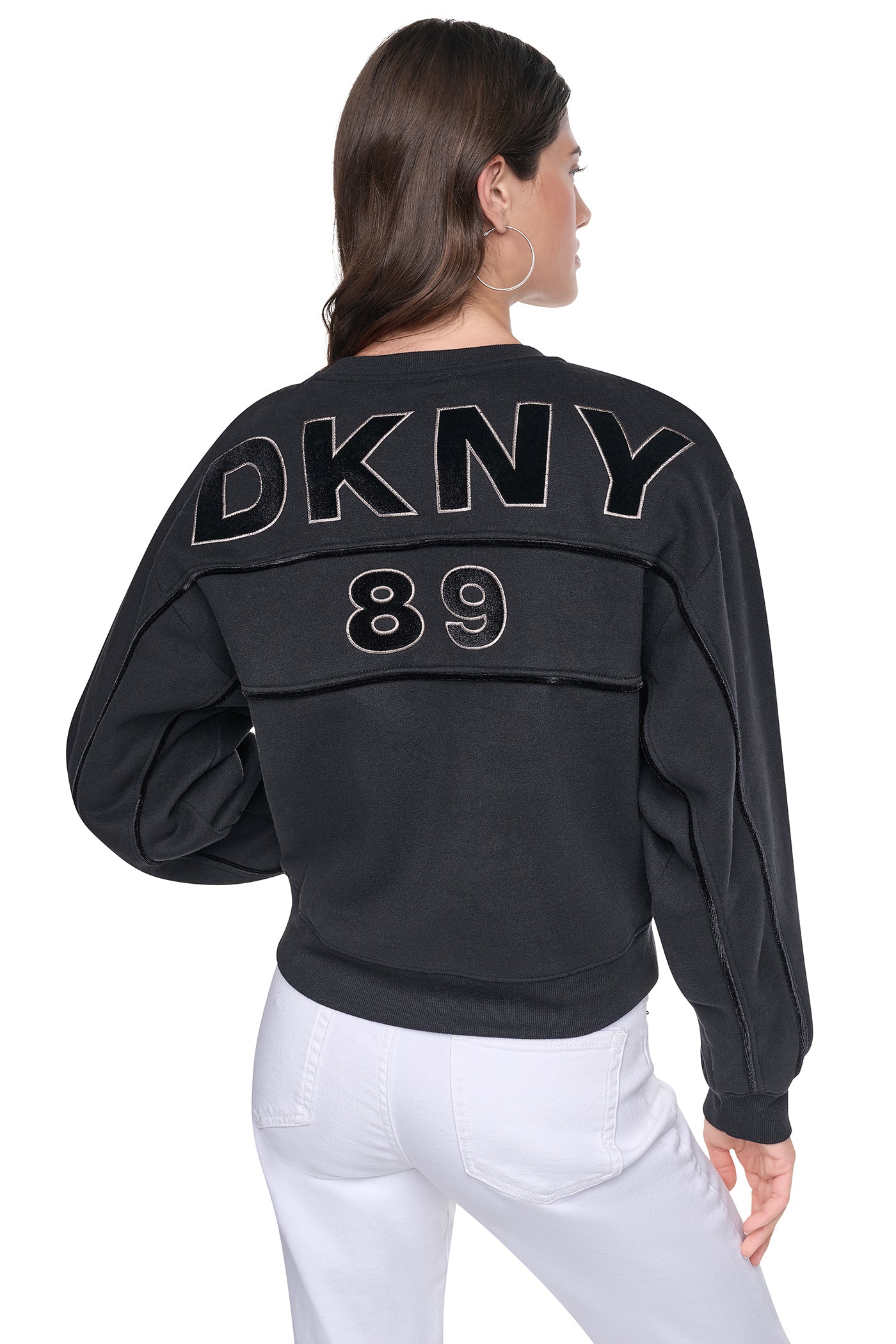VELVET LOGO SWEATSHIRT VIEW 2