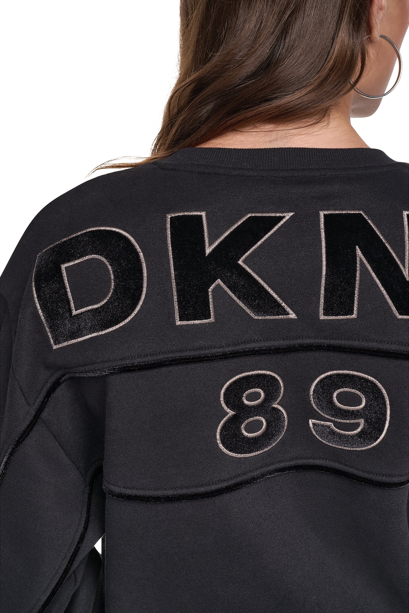 VELVET LOGO SWEATSHIRT VIEW 2
