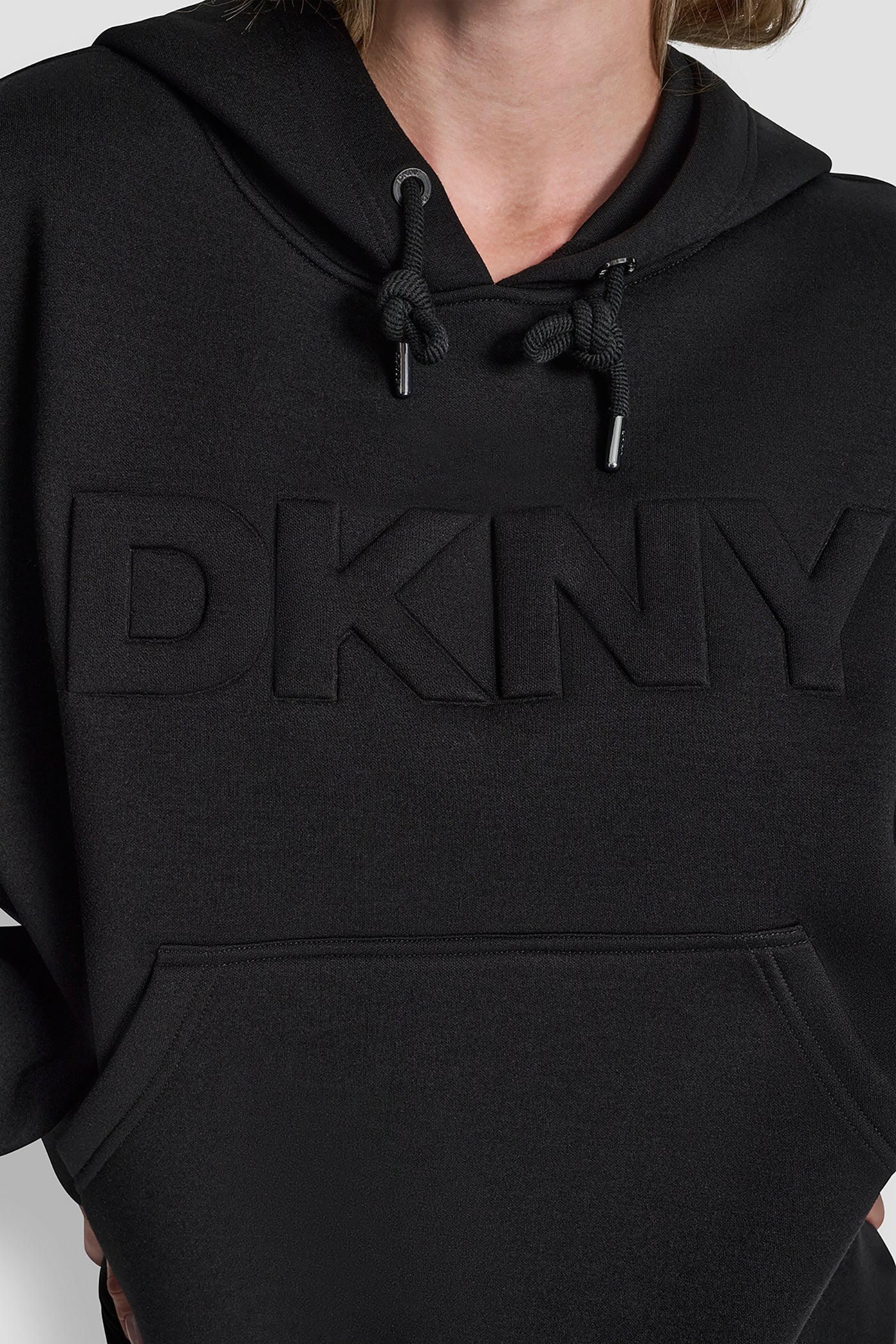 LOGO EMBOSSED SCUBA HOODIE VIEW 5 | All Products