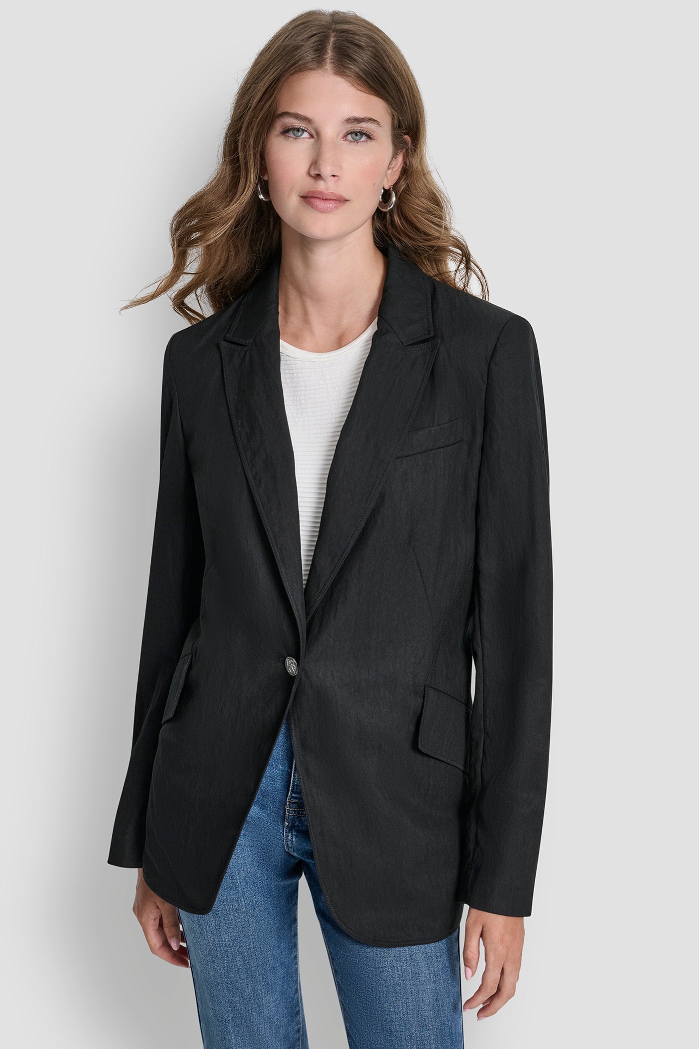 Zig Zag Stitch Blazer | Blazer | DKNY