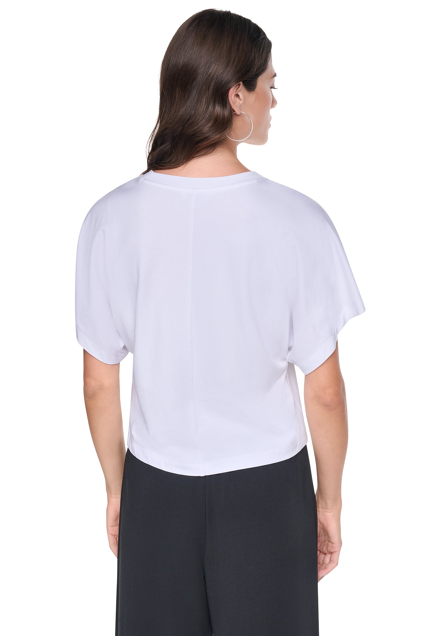 FLOCKED LOGO TEE VIEW 2