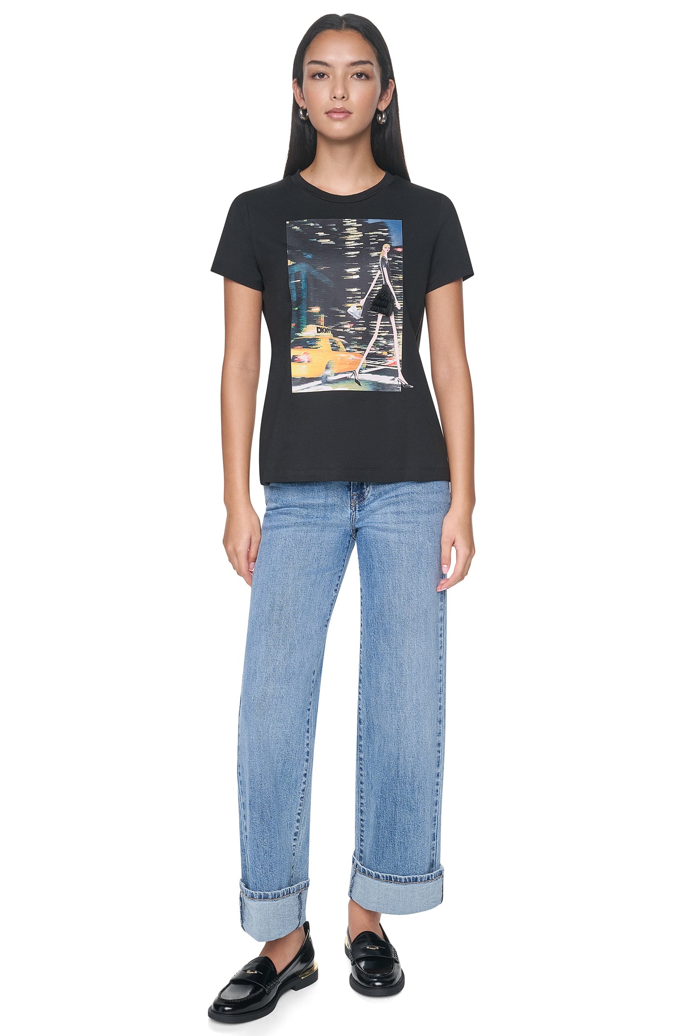 NYC NIGHTS GRAPHIC TEE VIEW 2