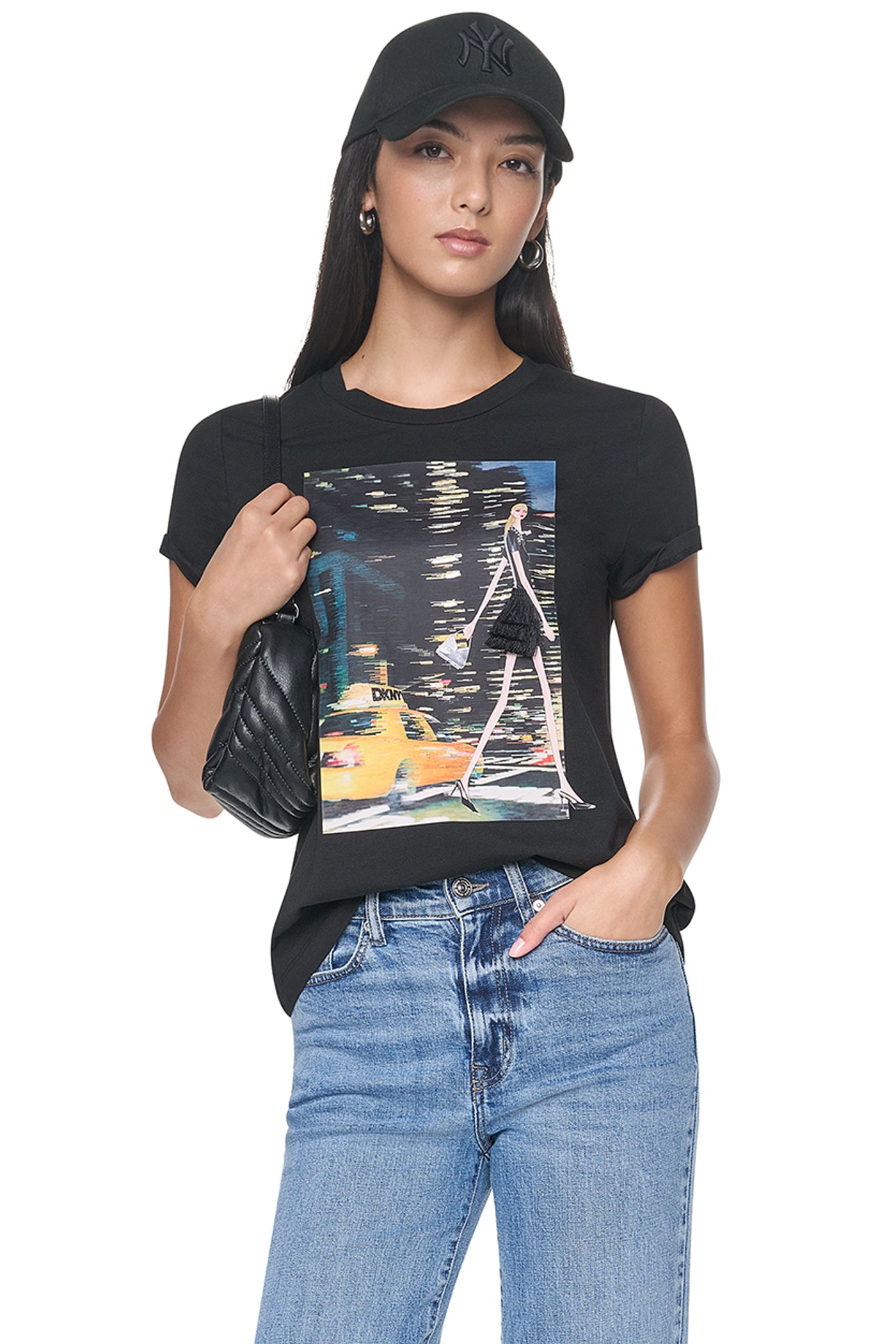 NYC NIGHTS GRAPHIC TEE VIEW 1