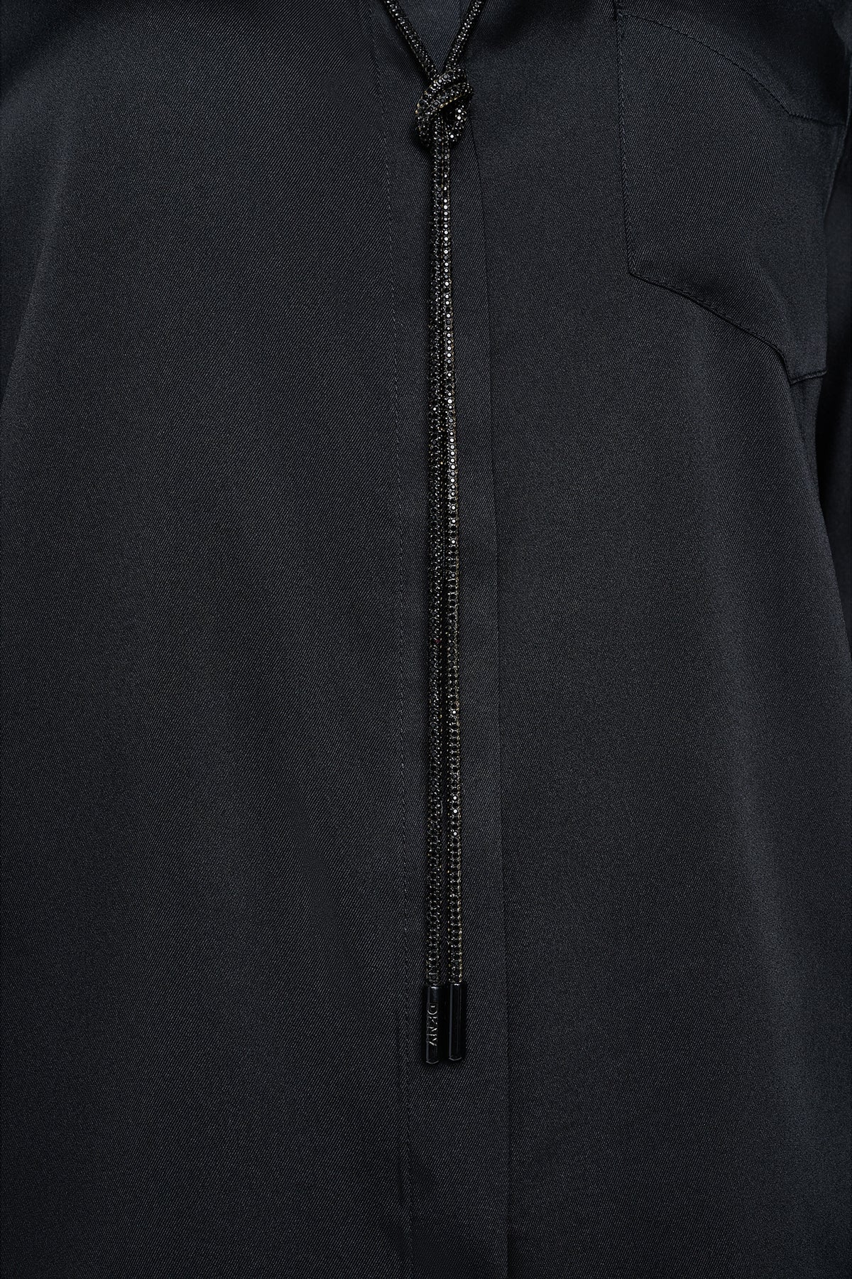 EMBELLISHED NECKTIE BLOUSE VIEW 2