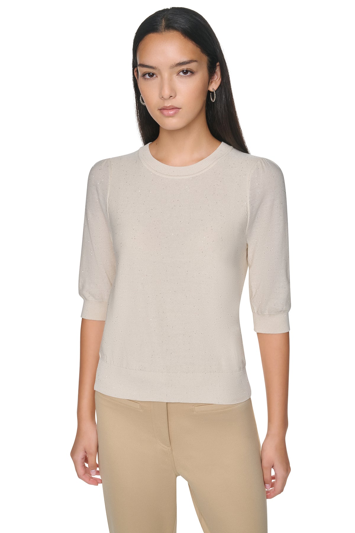MICRO SEQUIN SWEATER VIEW 2