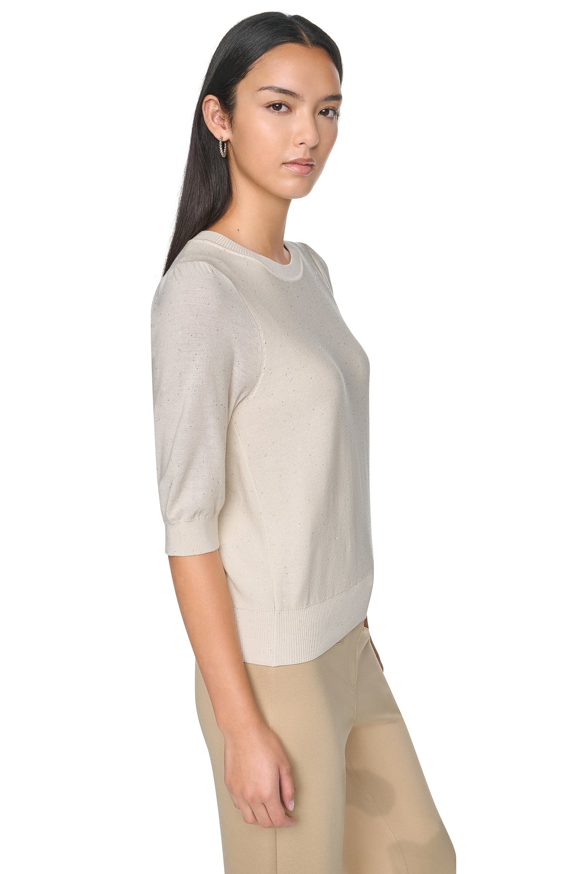 MICRO SEQUIN SWEATER VIEW 2