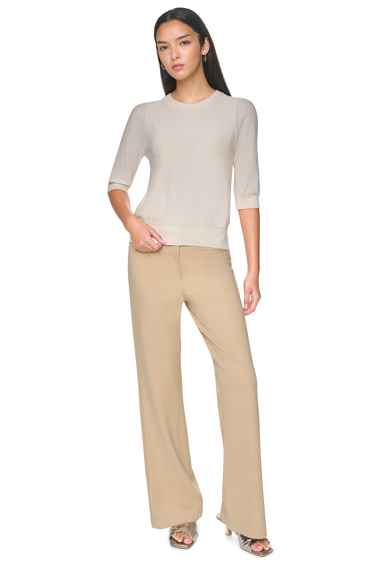 MICRO SEQUIN SWEATER VIEW 2