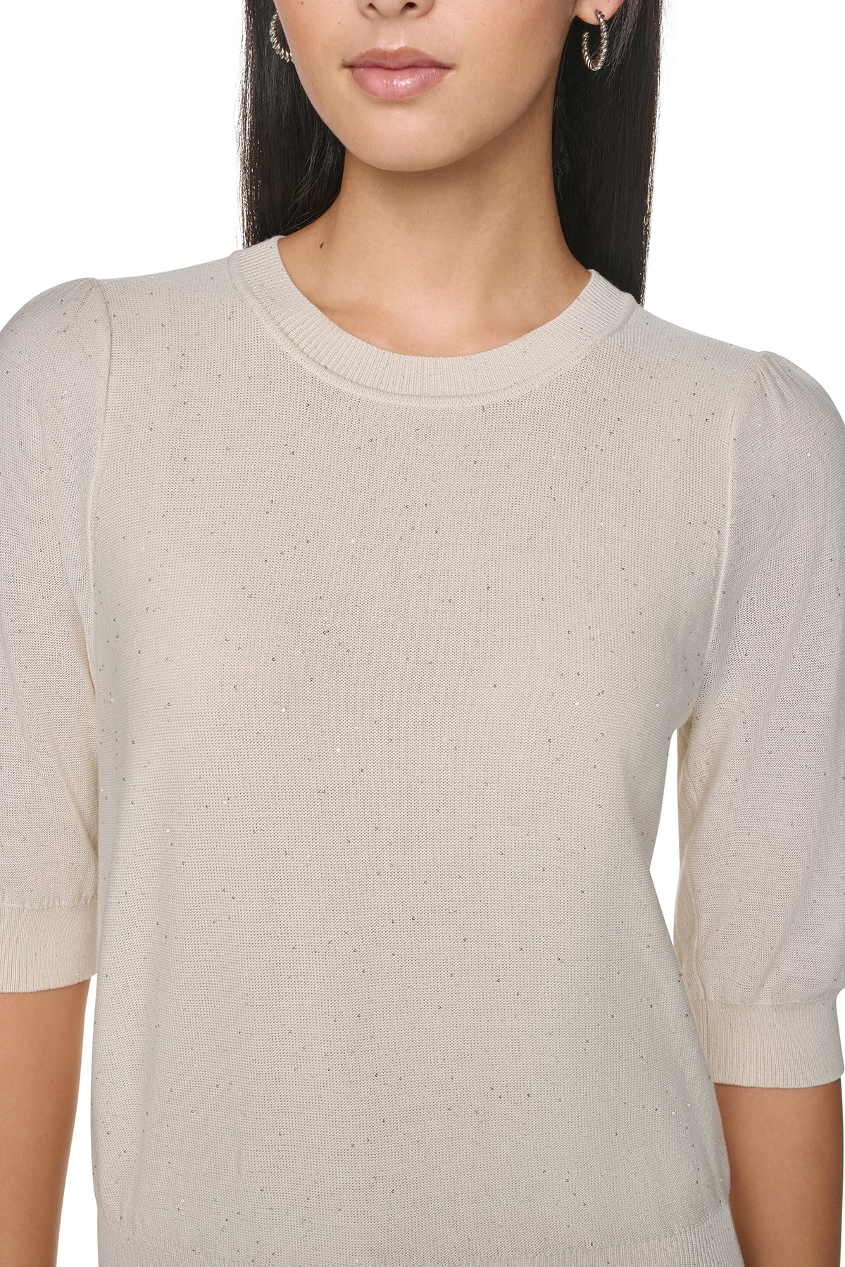 MICRO SEQUIN SWEATER VIEW 2