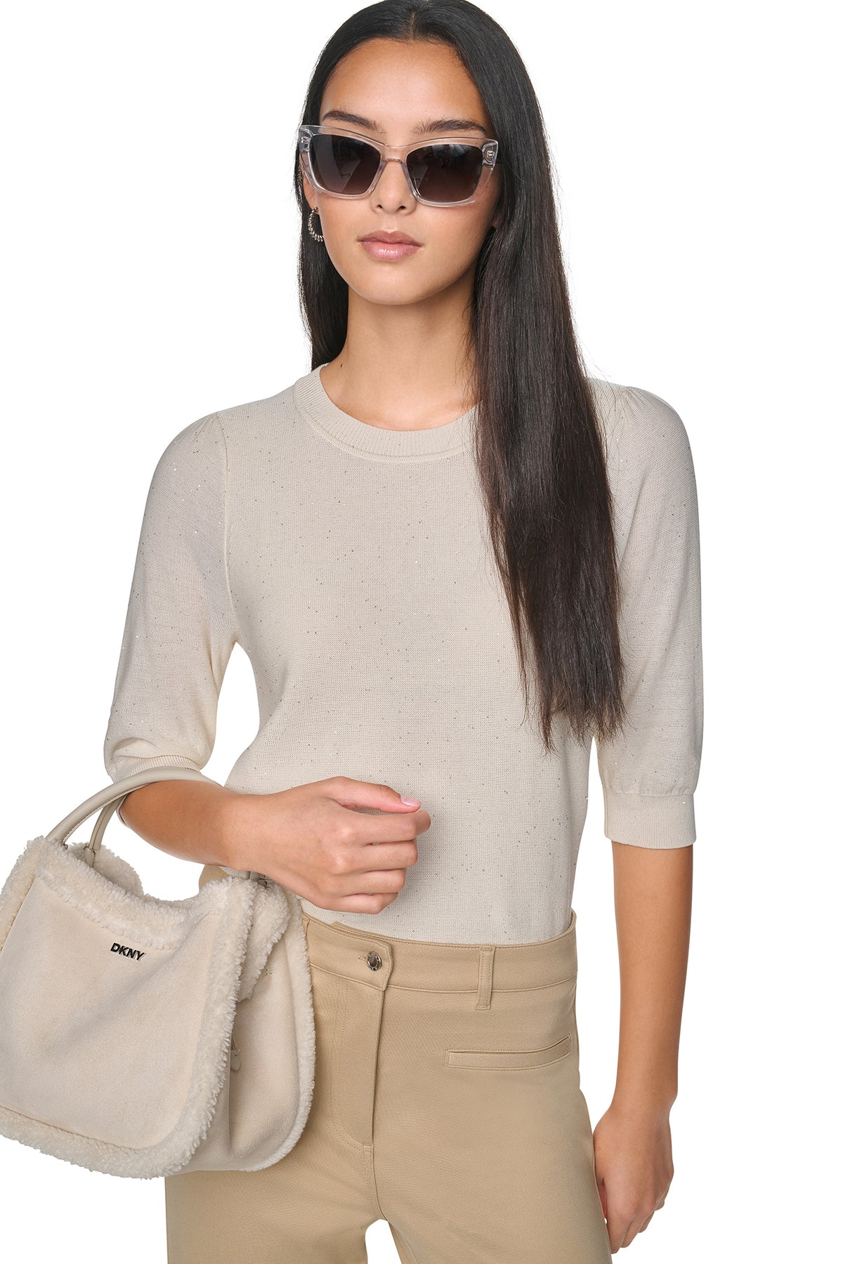 MICRO SEQUIN SWEATER VIEW 1
