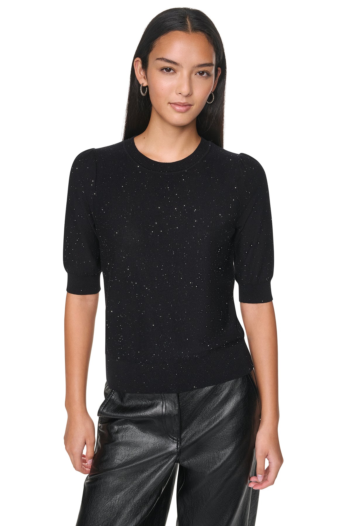 MICRO SEQUIN SWEATER VIEW 2
