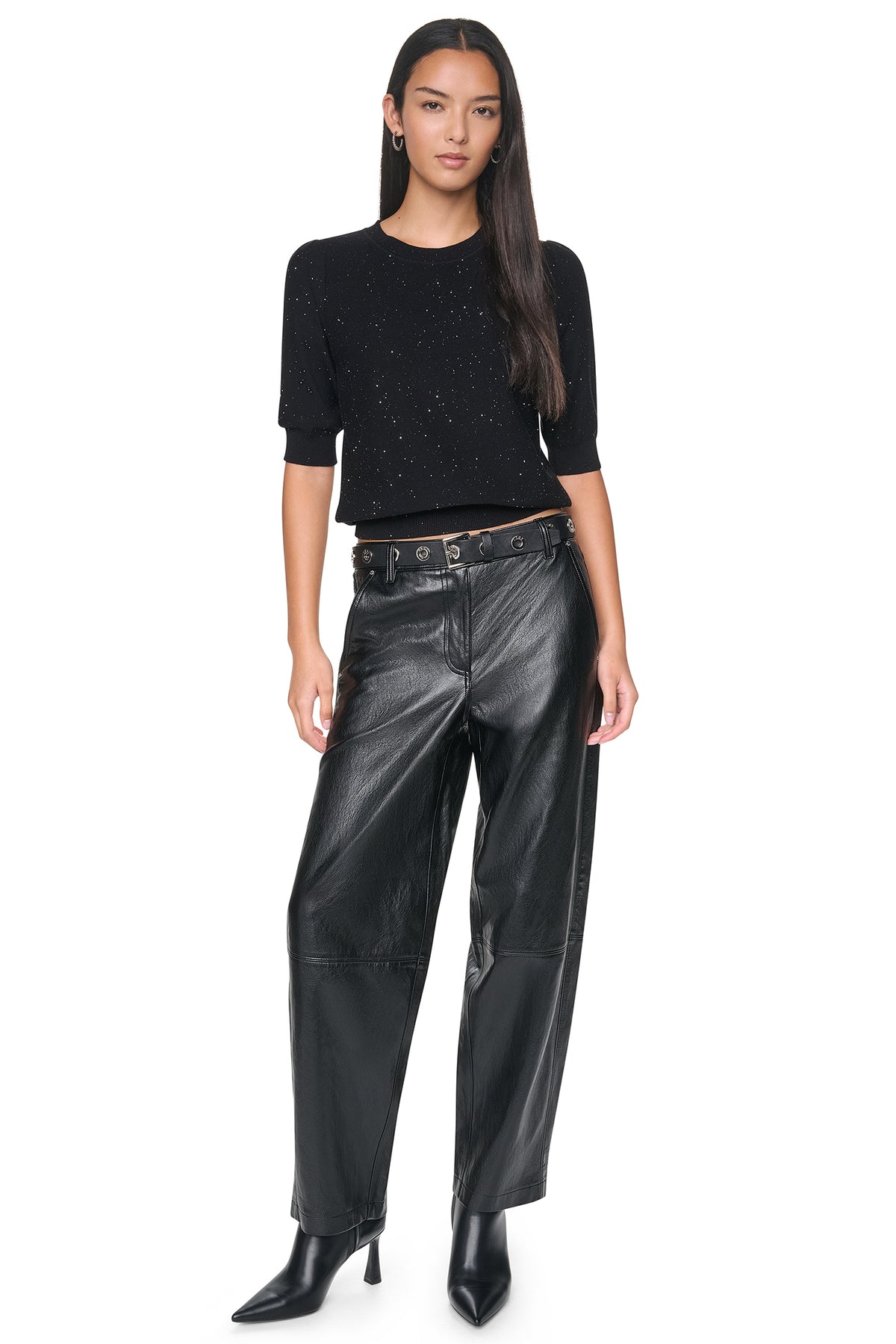 MICRO SEQUIN SWEATER VIEW 2