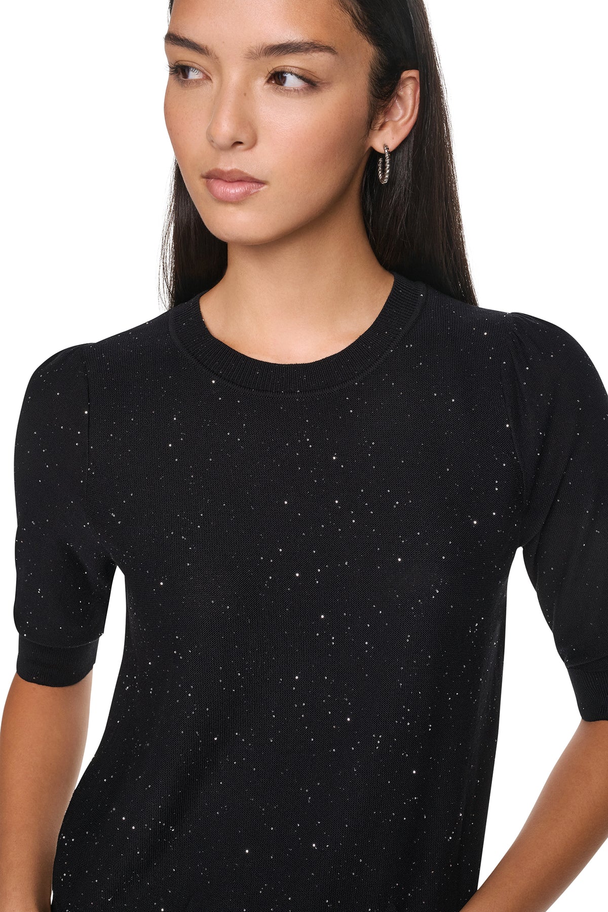 MICRO SEQUIN SWEATER View 1 | All Products