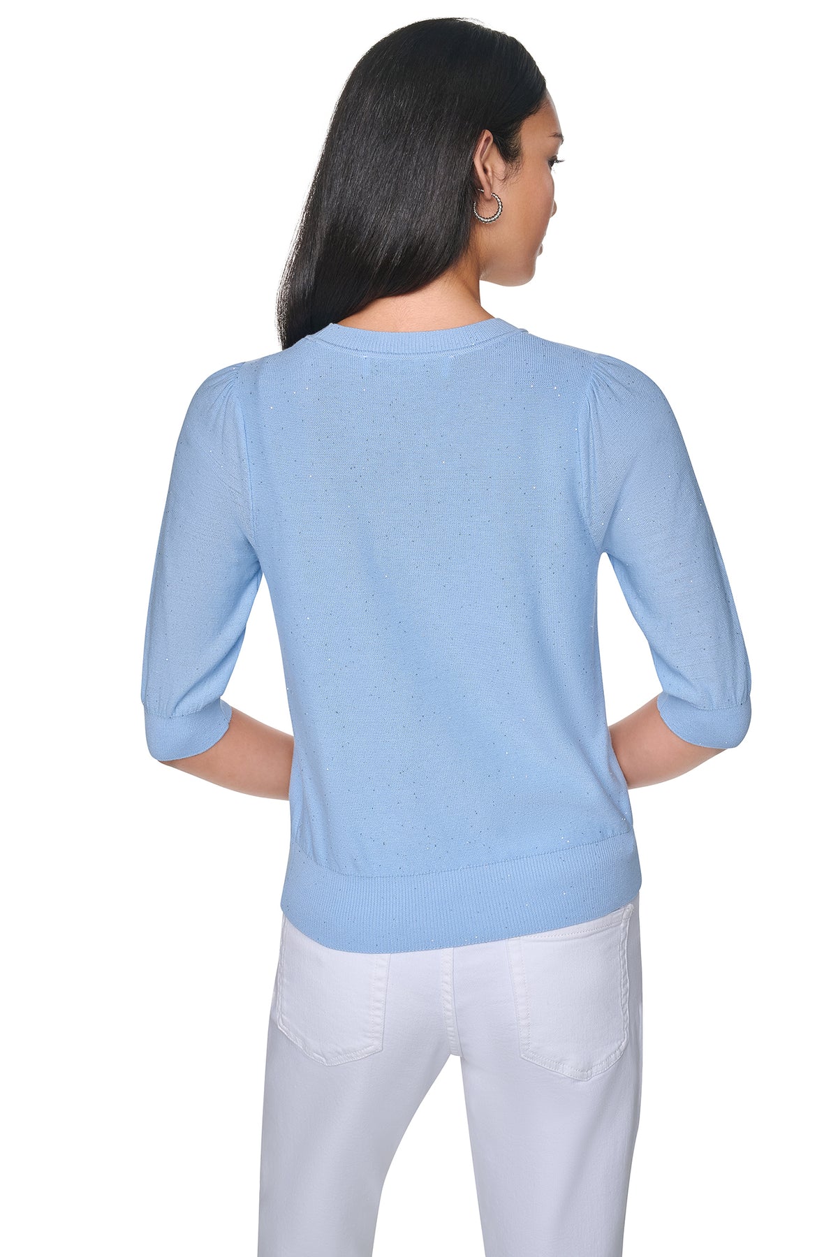 MICRO SEQUIN SWEATER VIEW 2