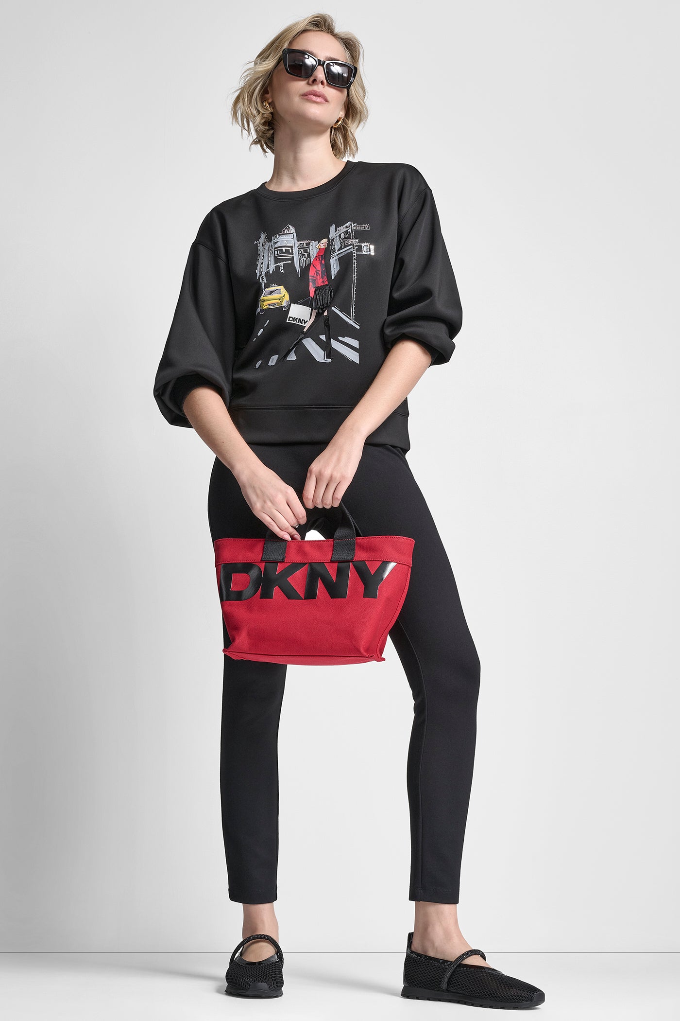 POLISHED STRETCH LONG SLEEVE TOP VIEW 5 | Clothing