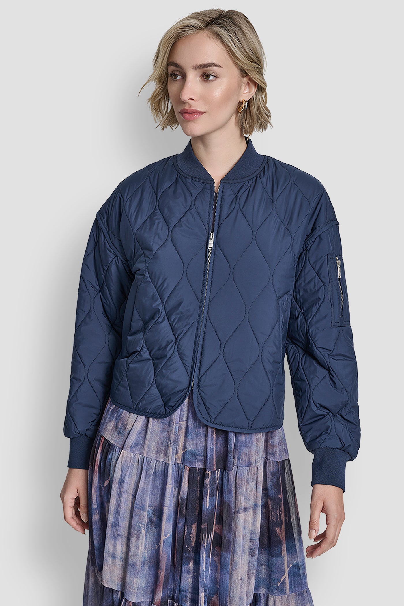 QUILTED BOMBER JACKET VIEW 5 | Jackets & Blazers