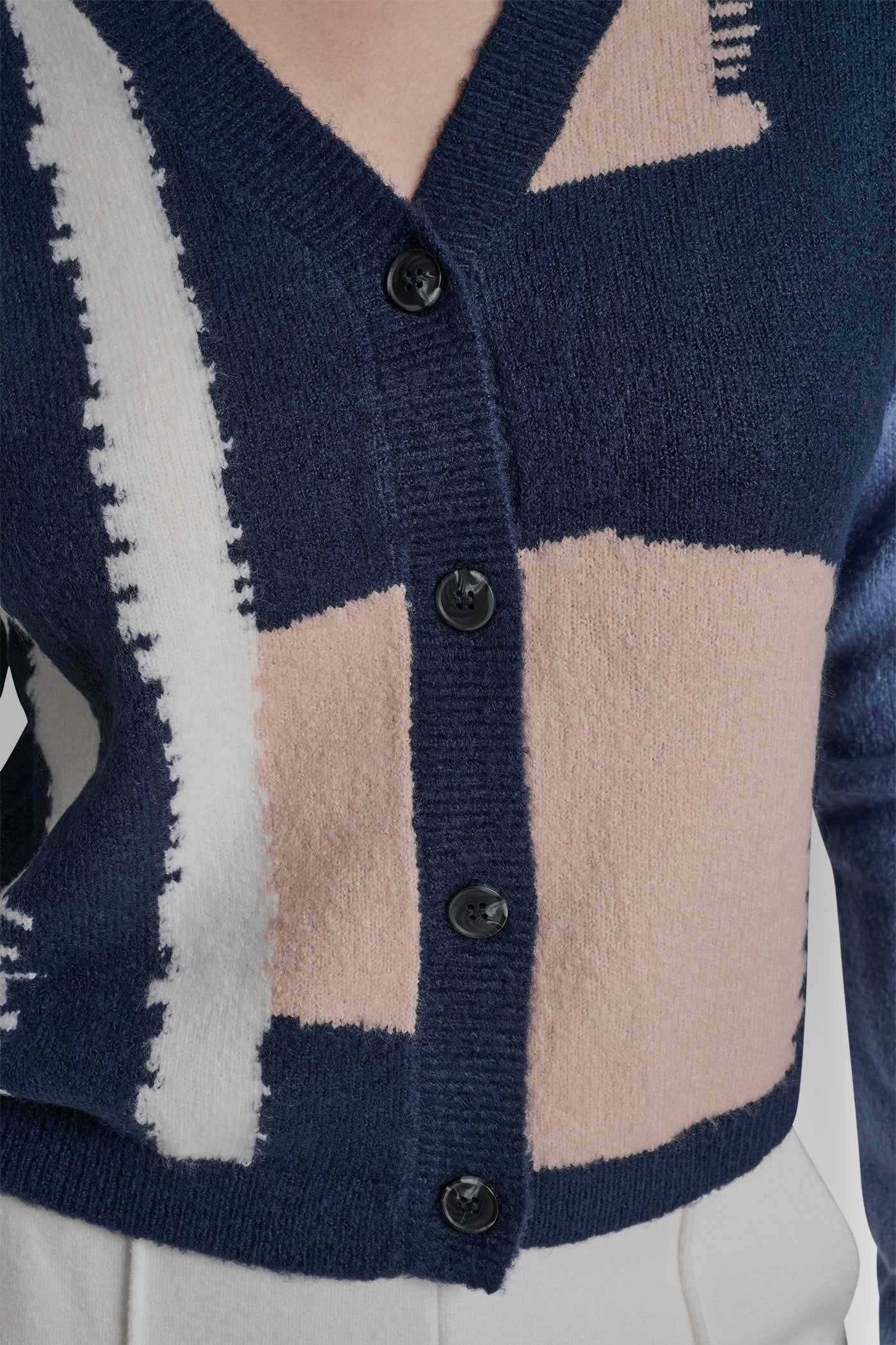 CROPPED COLORBLOCK CARDIGAN VIEW 5 | WOMEN'S SWEATERS & TOPS