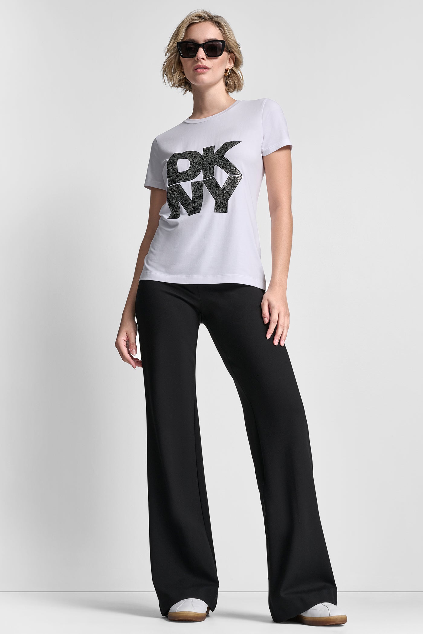 STACKED LOGO TEE VIEW 4 | DKNY Promo