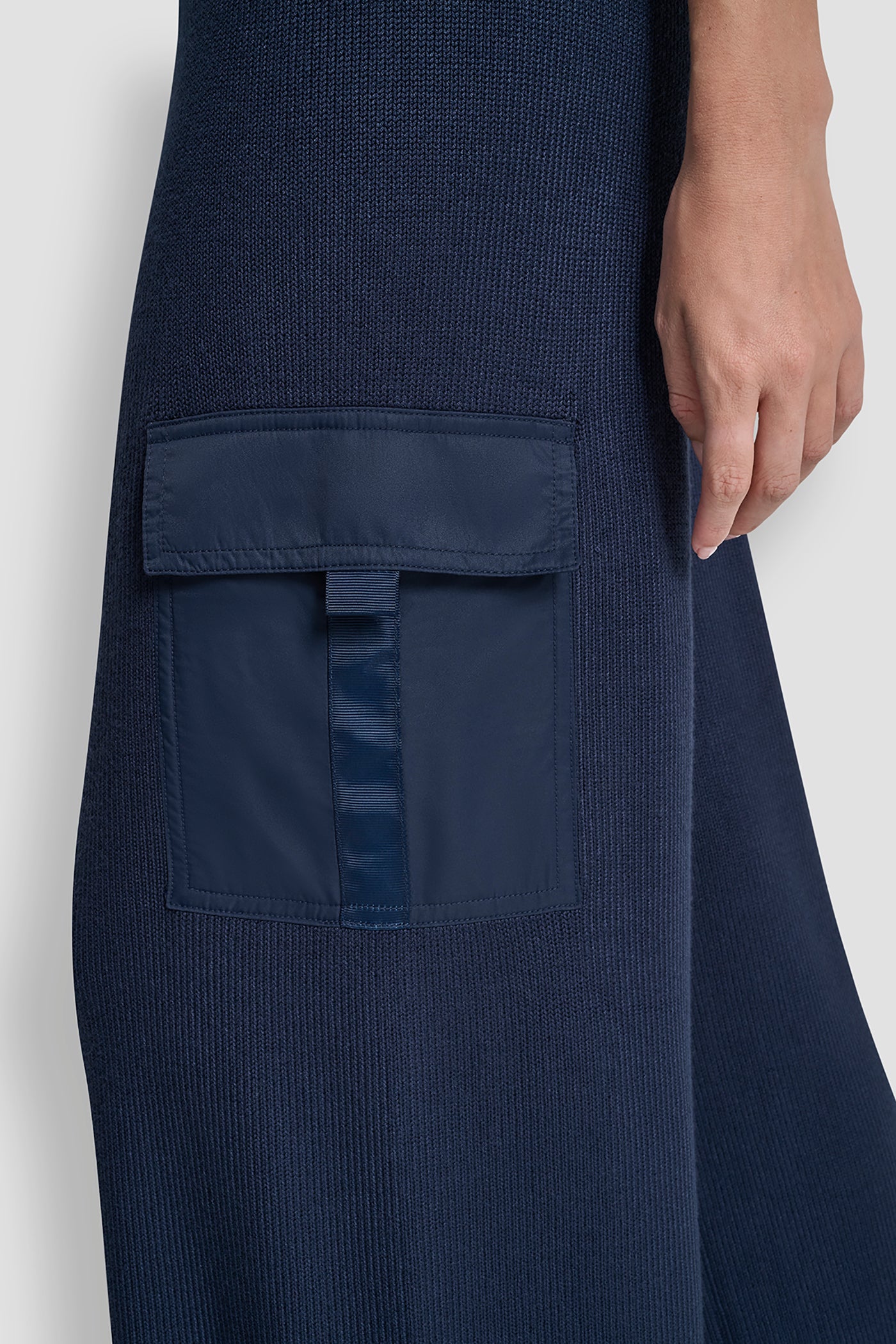 HIGH RISE CARGO SWEATER PANT VIEW 4 | Pants & Denim