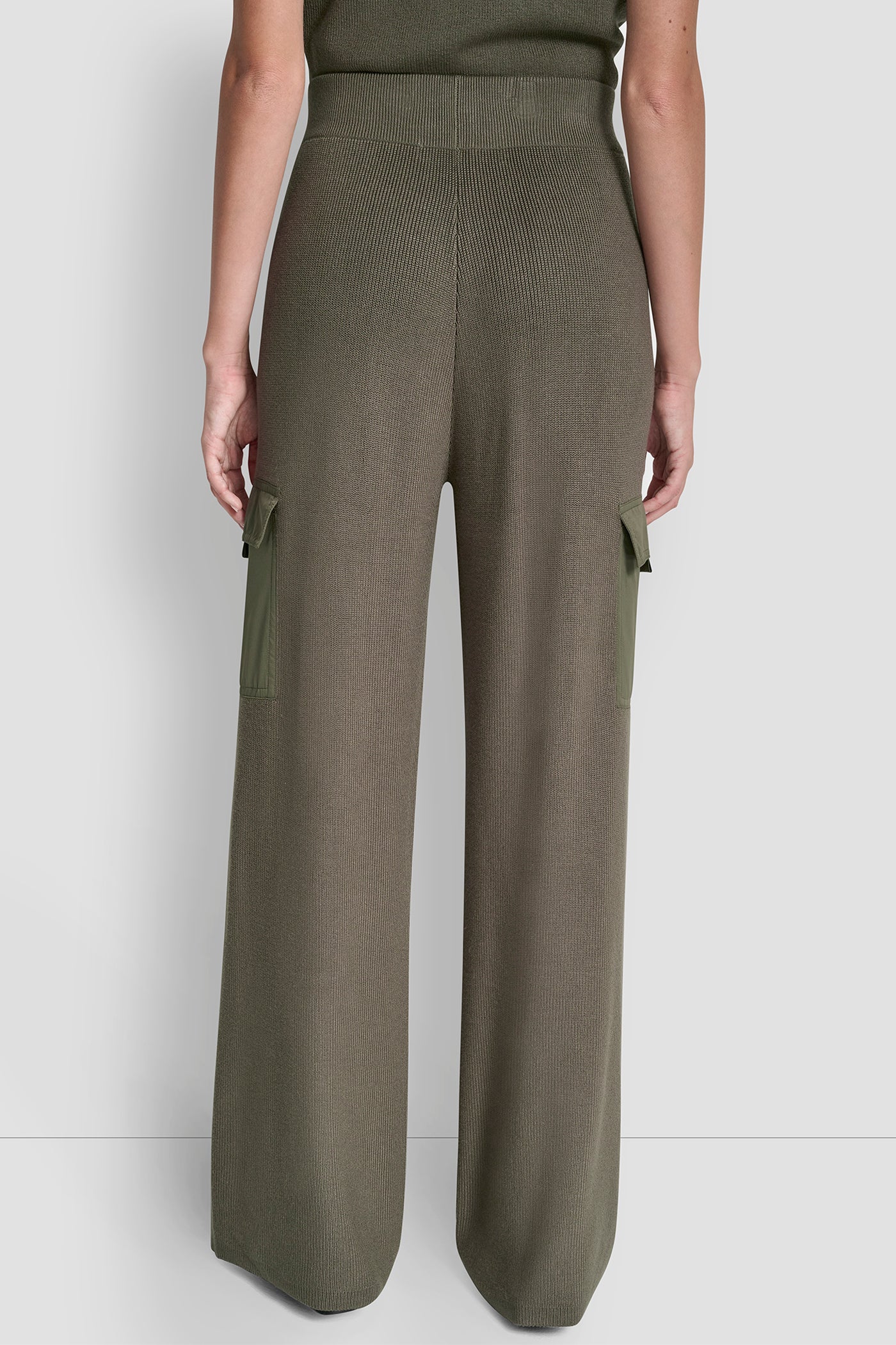 City Taupe HIGH RISE CARGO SWEATER PANT, VIEW 2 | SALE PANTS