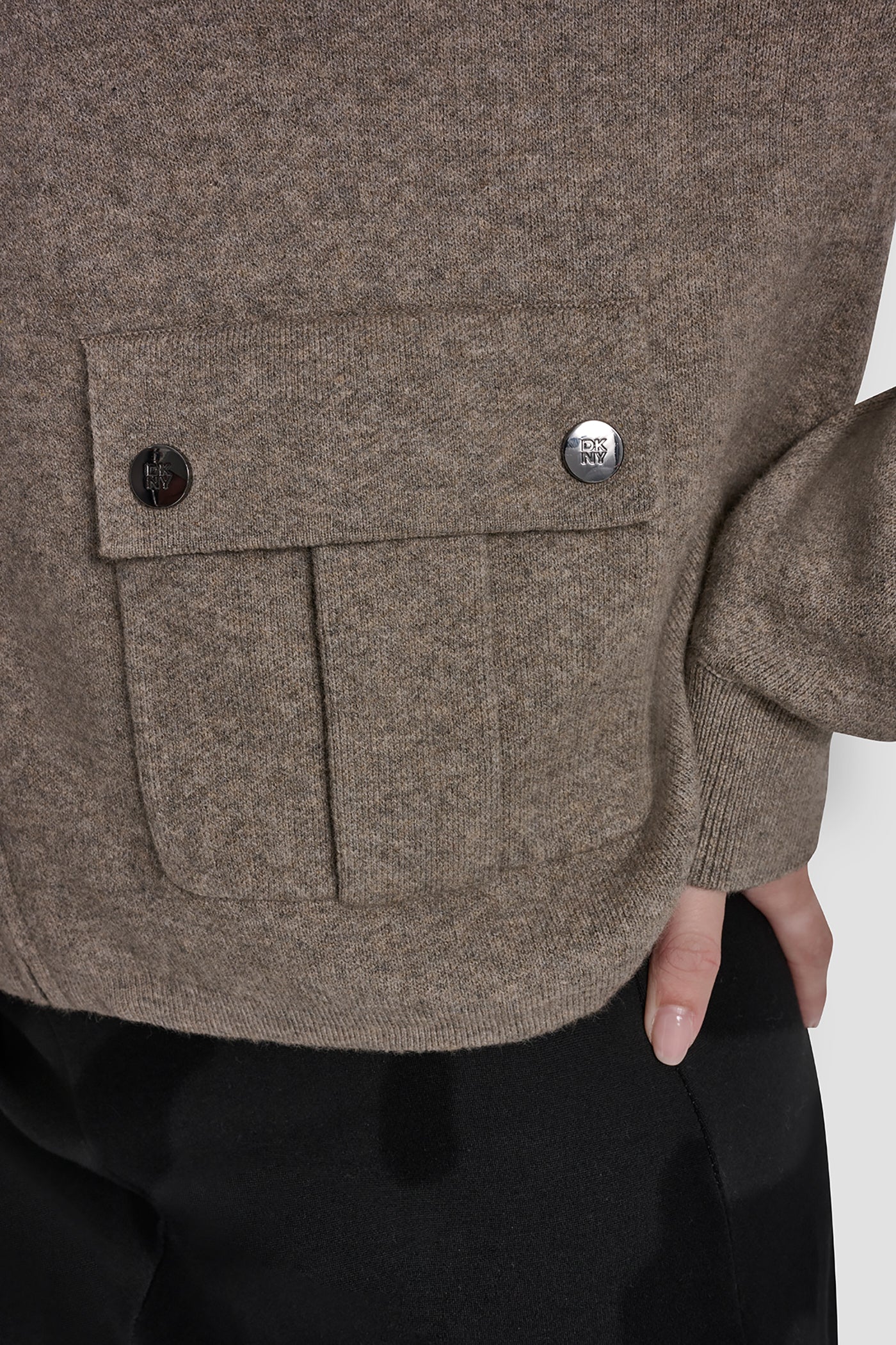 ZIP UP SWEATER JACKET VIEW 7