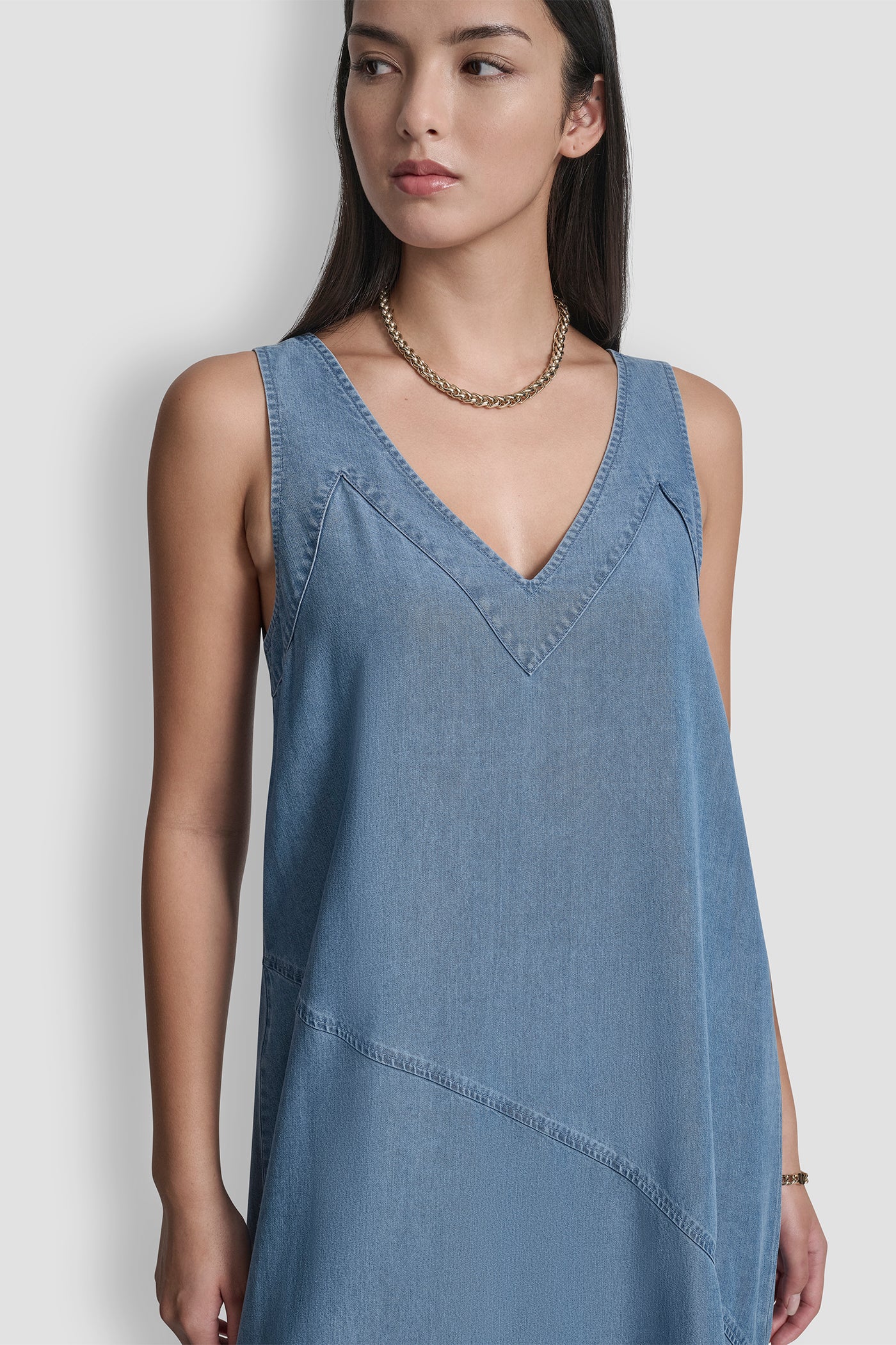 TENCEL MIDI SWING DRESS VIEW 7 | Dresses & Jumpsuits