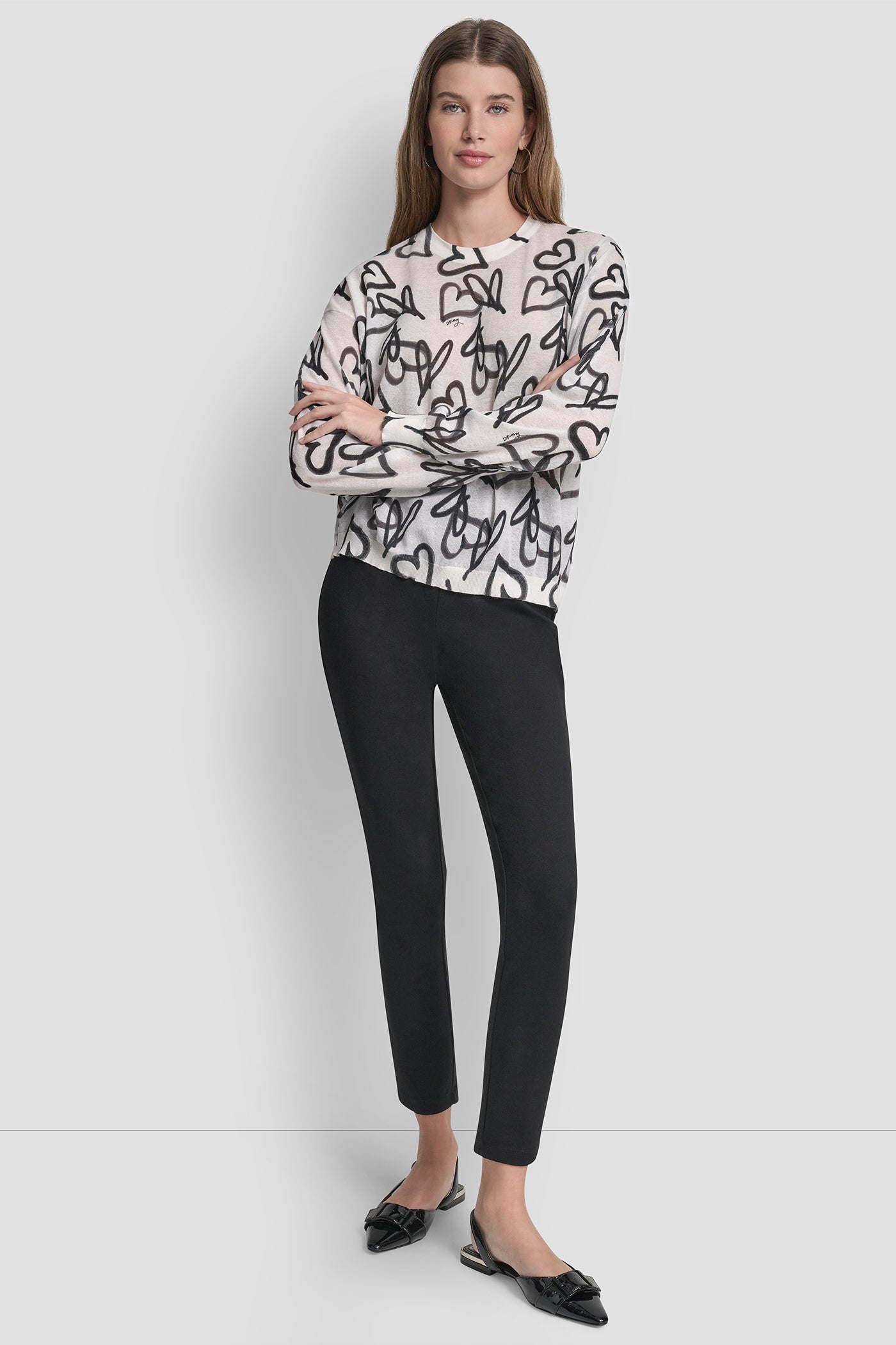 LIGHT WEIGHT PRINTED SWEATER VIEW 5 | Clothing