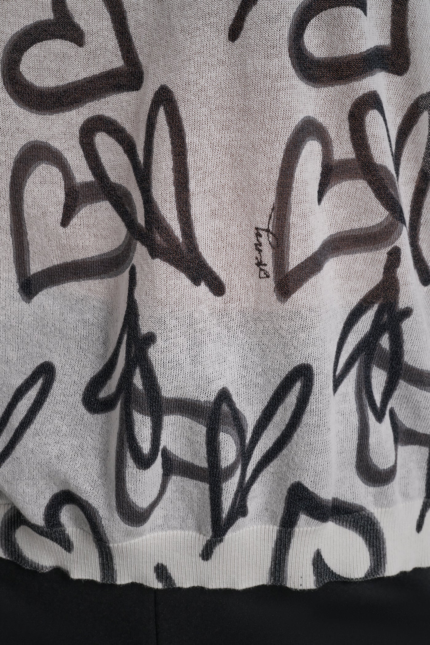 LIGHT WEIGHT PRINTED SWEATER VIEW 6 | Clothing