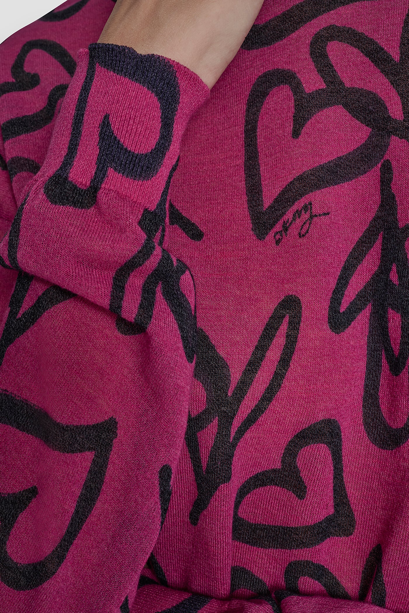 LIGHT WEIGHT PRINTED SWEATER VIEW 7 | Clothing