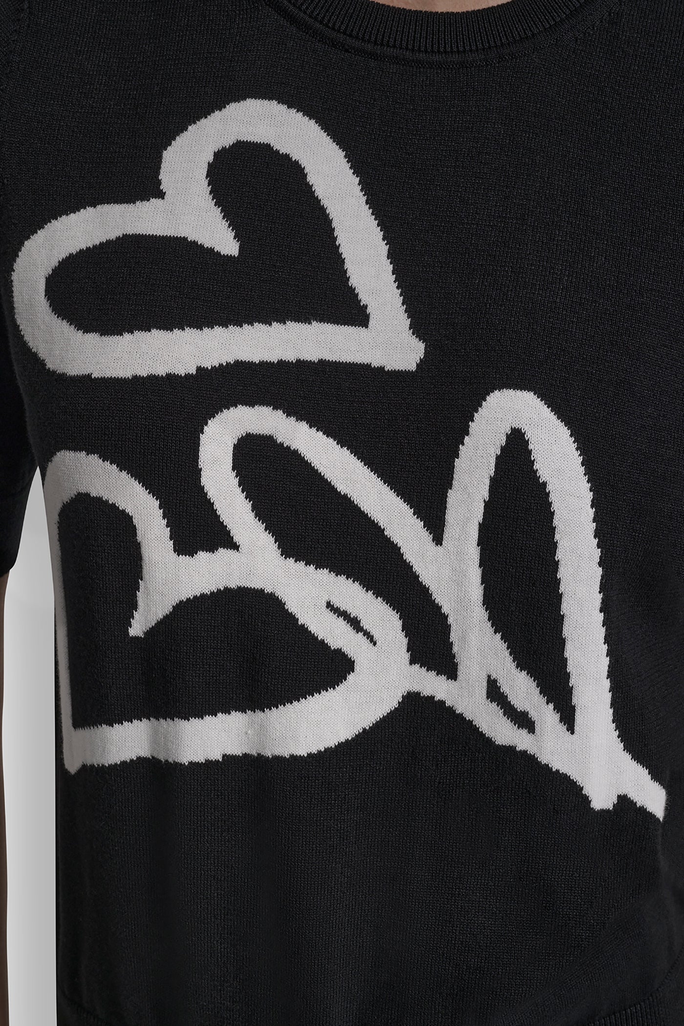 S/S GRAFFITI HEARTS CTTN SWTR VIEW 5 | Valentine's Day Shop