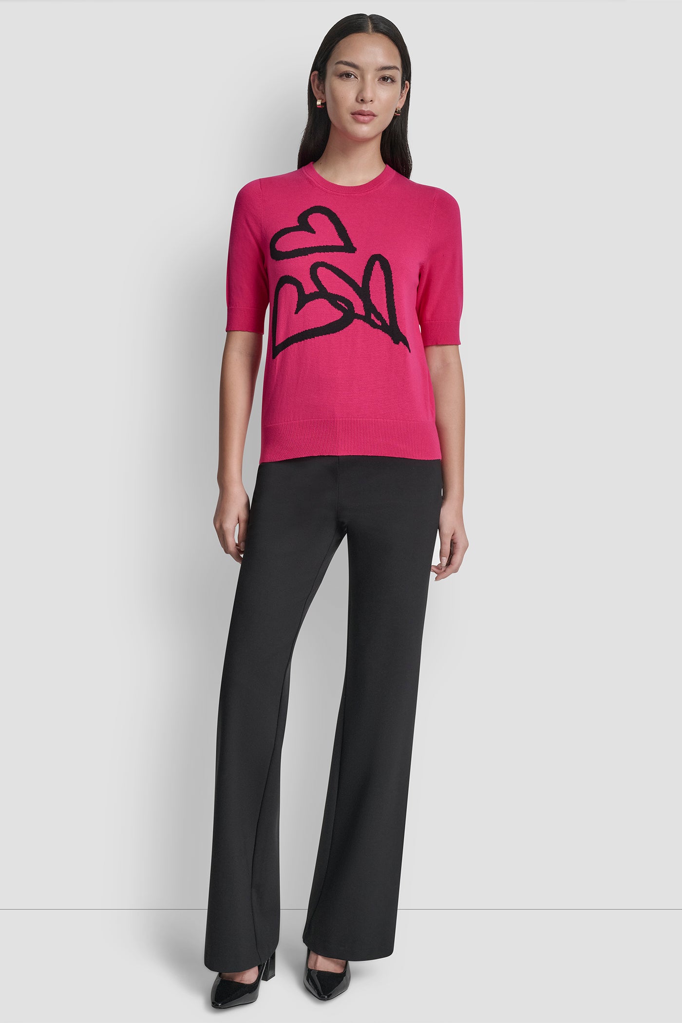 S/S GRAFFITI HEARTS CTTN SWTR VIEW 5 | Valentine's Day Shop