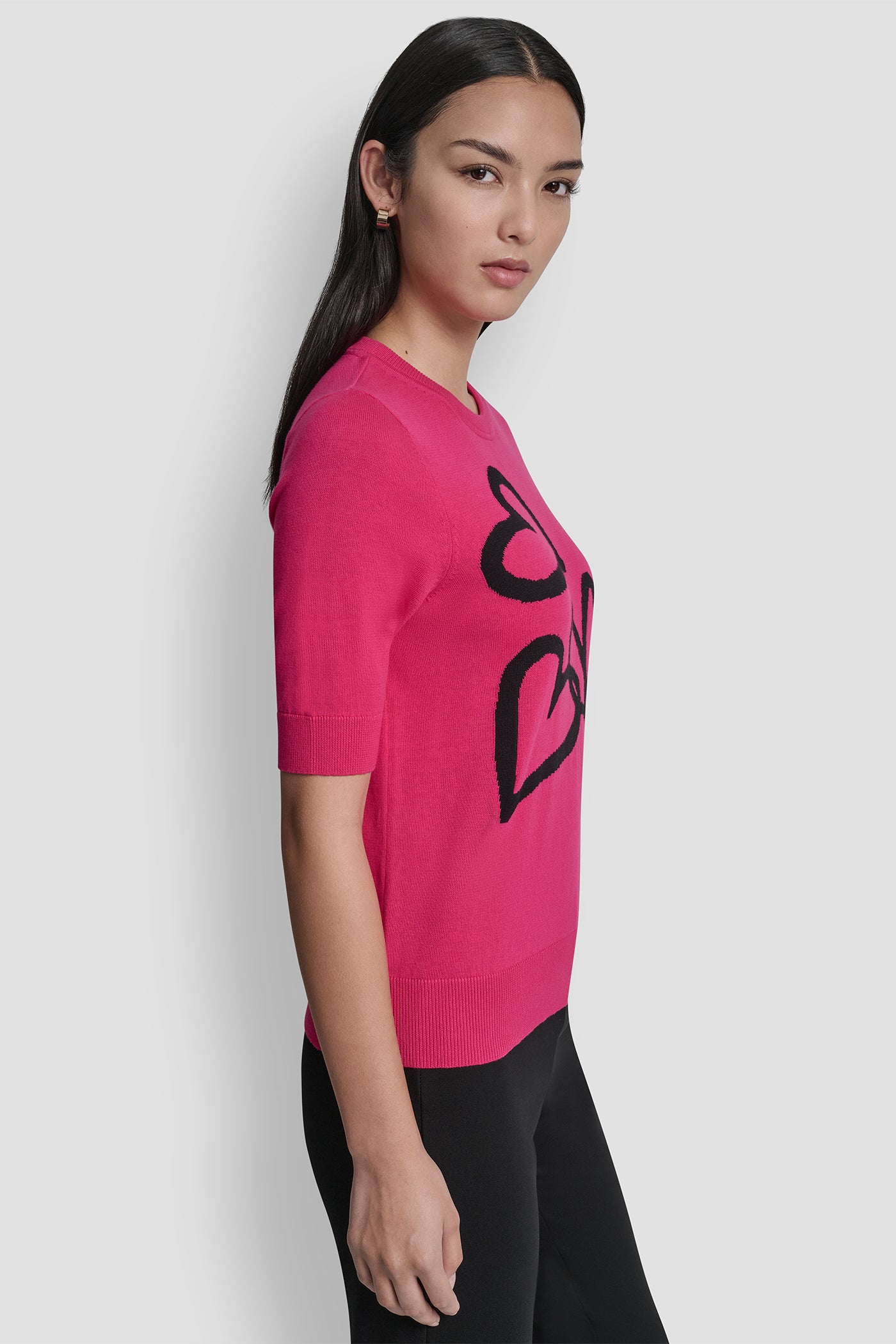 S/S GRAFFITI HEARTS CTTN SWTR VIEW 3 | Valentine's Day Shop