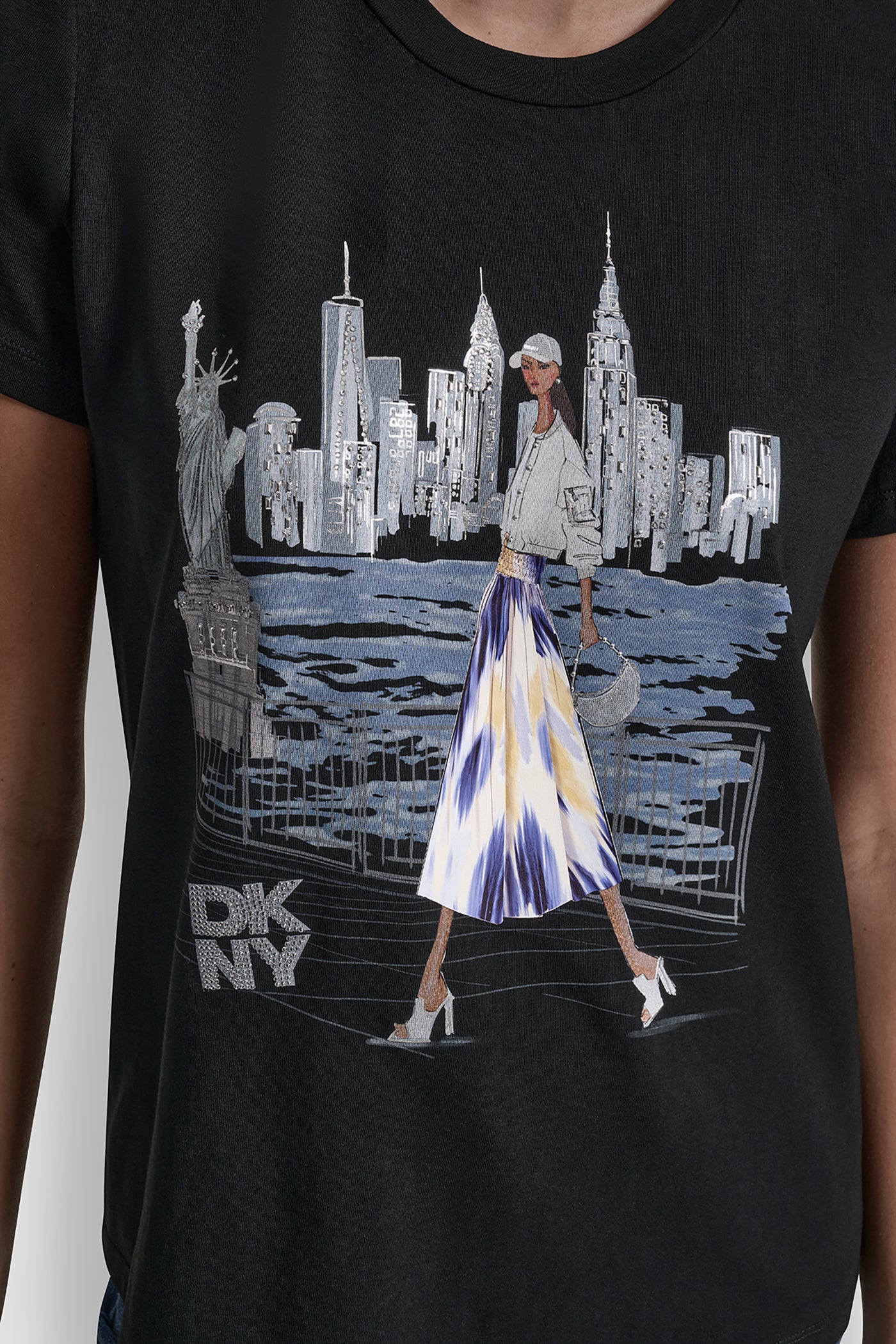 STATUE OF LIBERTY CONVERSATIONAL T-SHIRT VIEW 6 | Clothing
