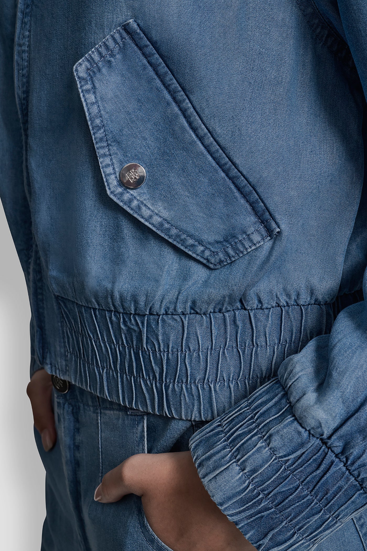 TENCEL BOMBER JACKET VIEW 7 | Jackets & Blazers