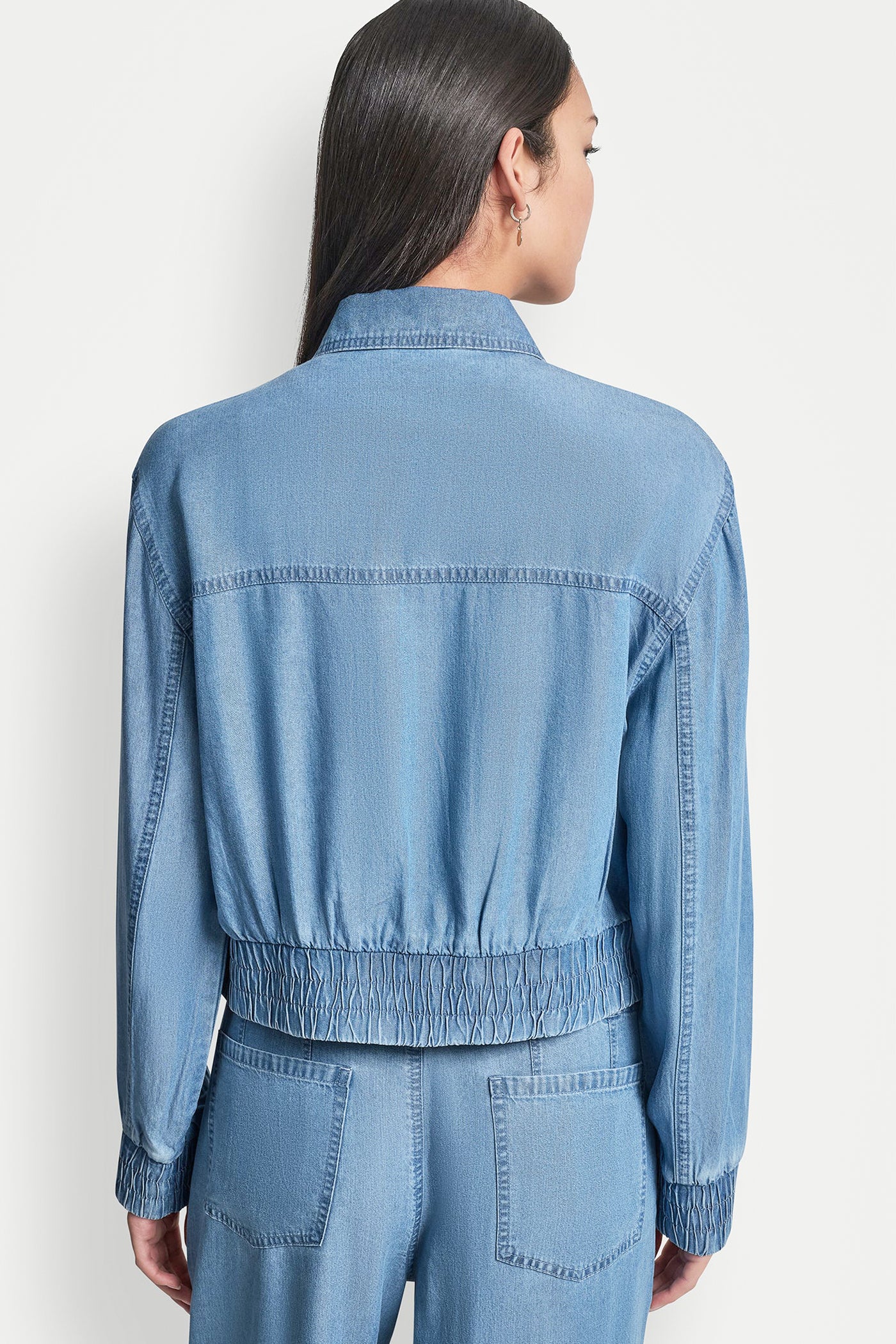 TENCEL BOMBER JACKET VIEW 3 | Women's Jacket Sale