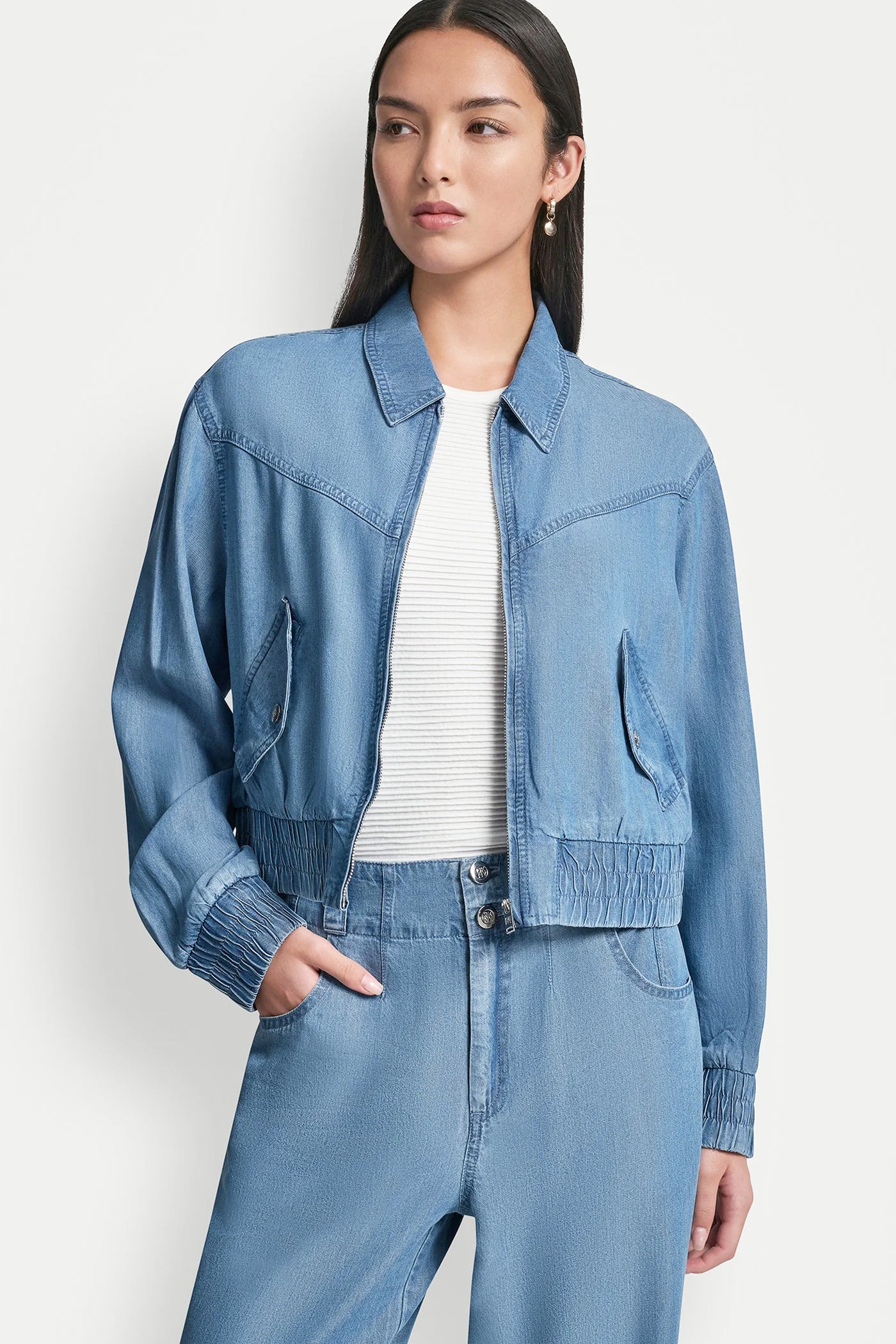 TENCEL BOMBER JACKET VIEW 5 | Women's Jacket Sale