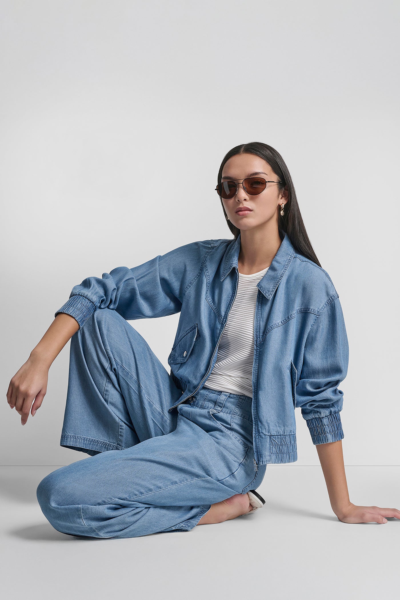 TENCEL BOMBER JACKET VIEW 9 | Jackets & Blazers