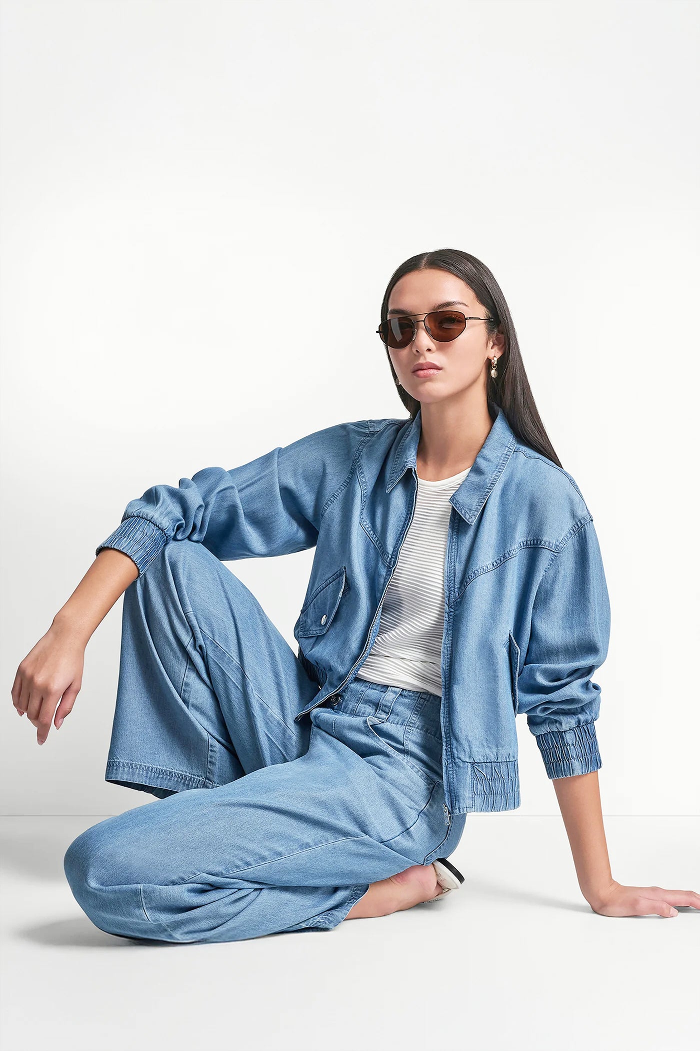 TENCEL BOMBER JACKET VIEW 9 | Women's Jacket Sale