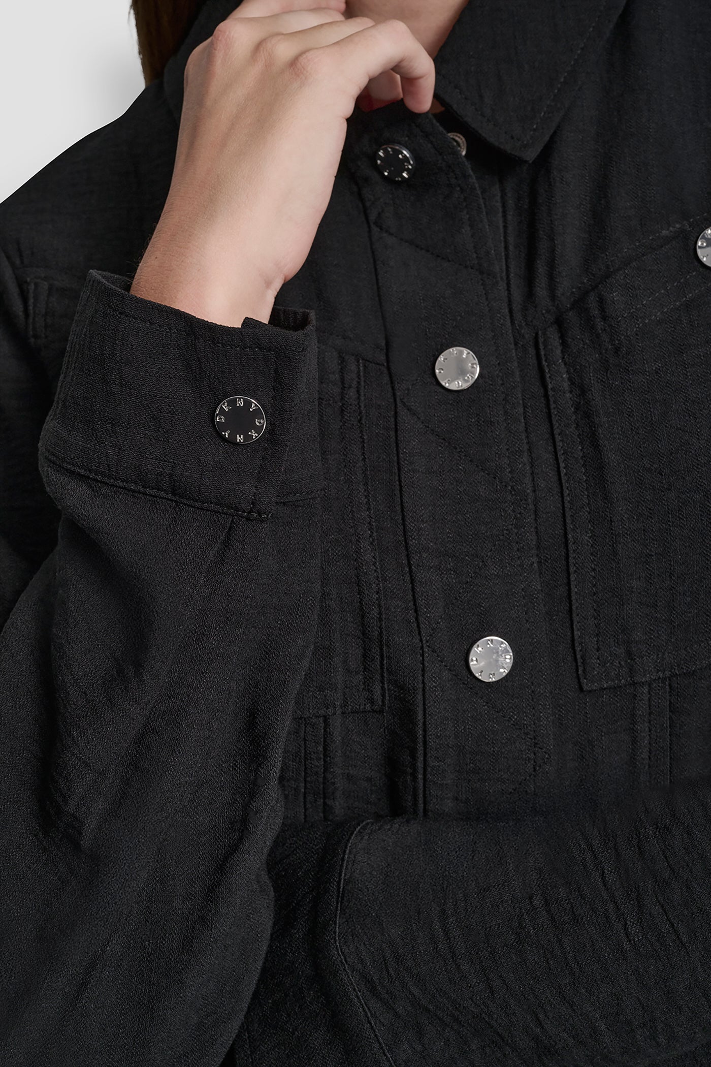 CROPPED TRUCKER JACKET VIEW 6 | Clothing