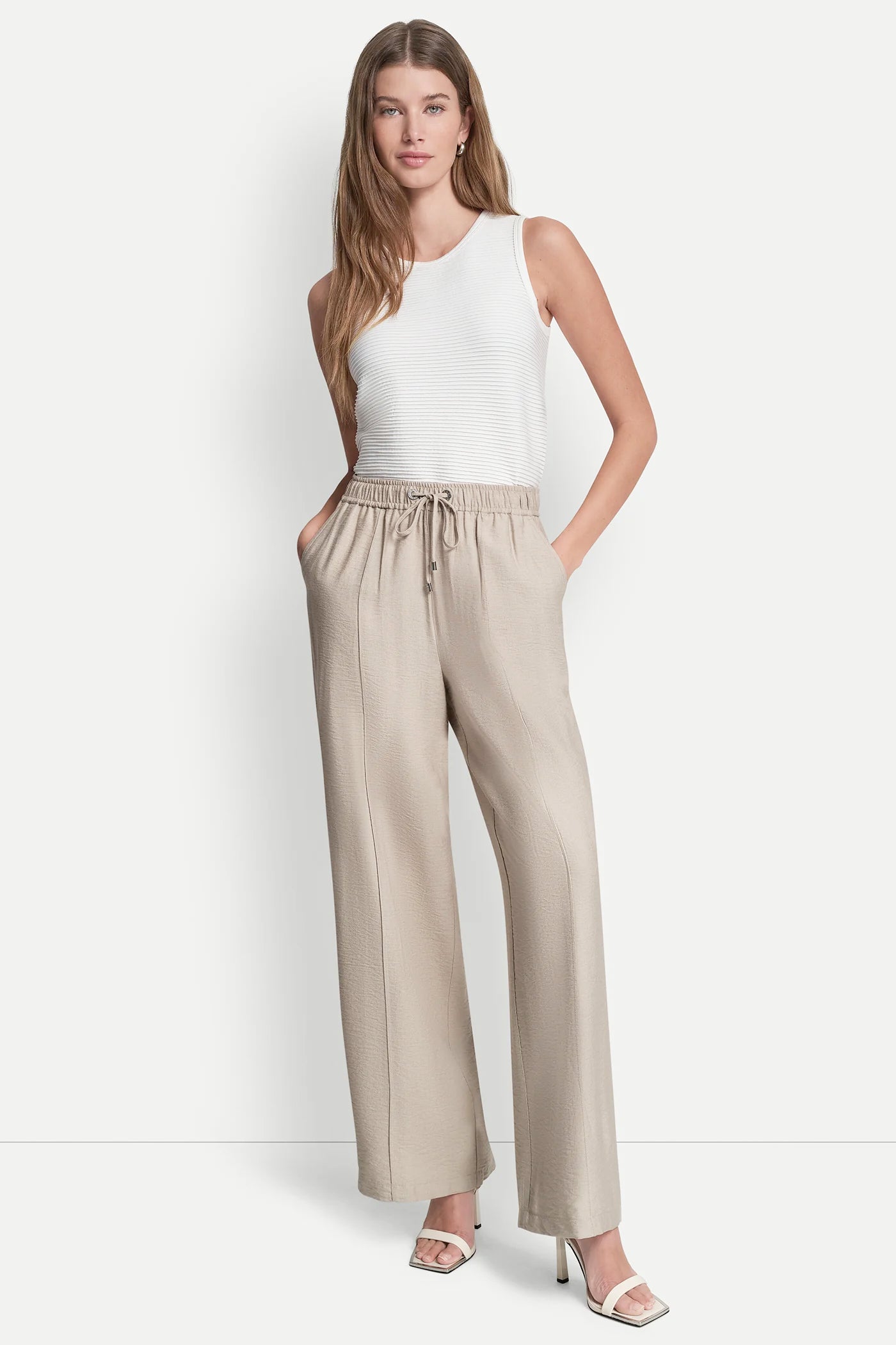 SEAMED WIDE LEG PULL-ON PANT VIEW 5 | SPRING 2026