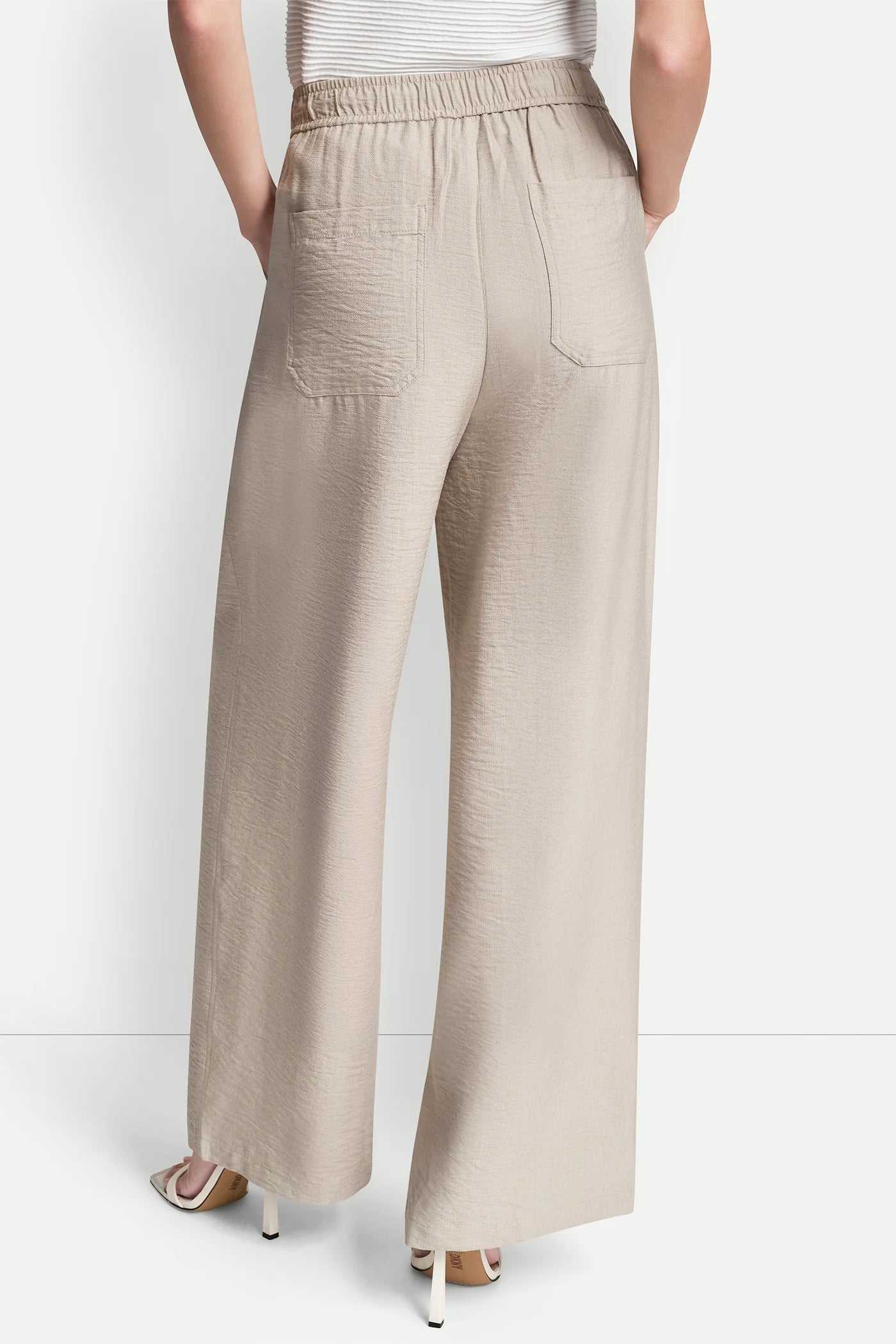 SEAMED WIDE LEG PULL-ON PANT VIEW 3 | SPRING 2026