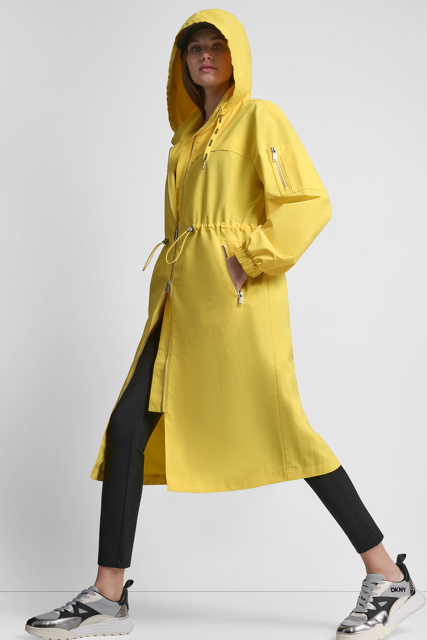 Taxi Yellow 1989 LOGO HOODED LOGO ANORAK, VIEW 1 | Products