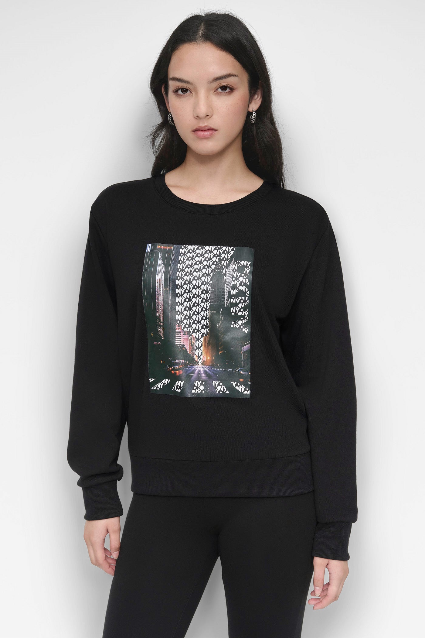Black CITY SCAPE STACK, FRONT VIEW | Not Clearance or Preorder
