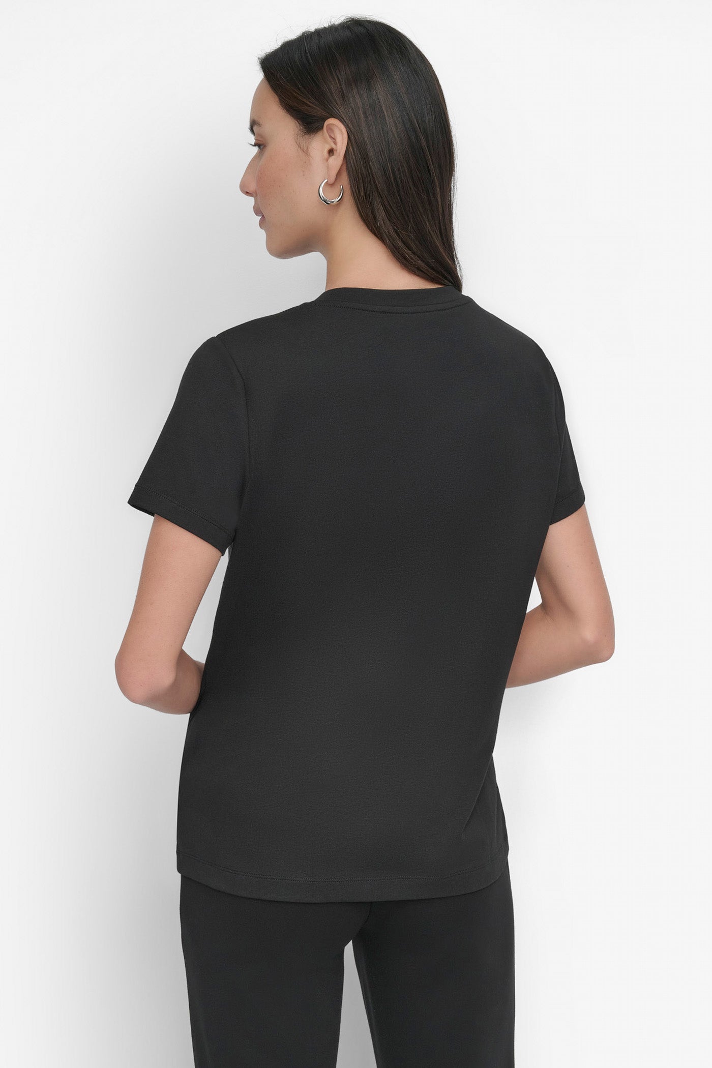 SLEEVELESS MESH OVERLAY STACK LOGO VIEW 2