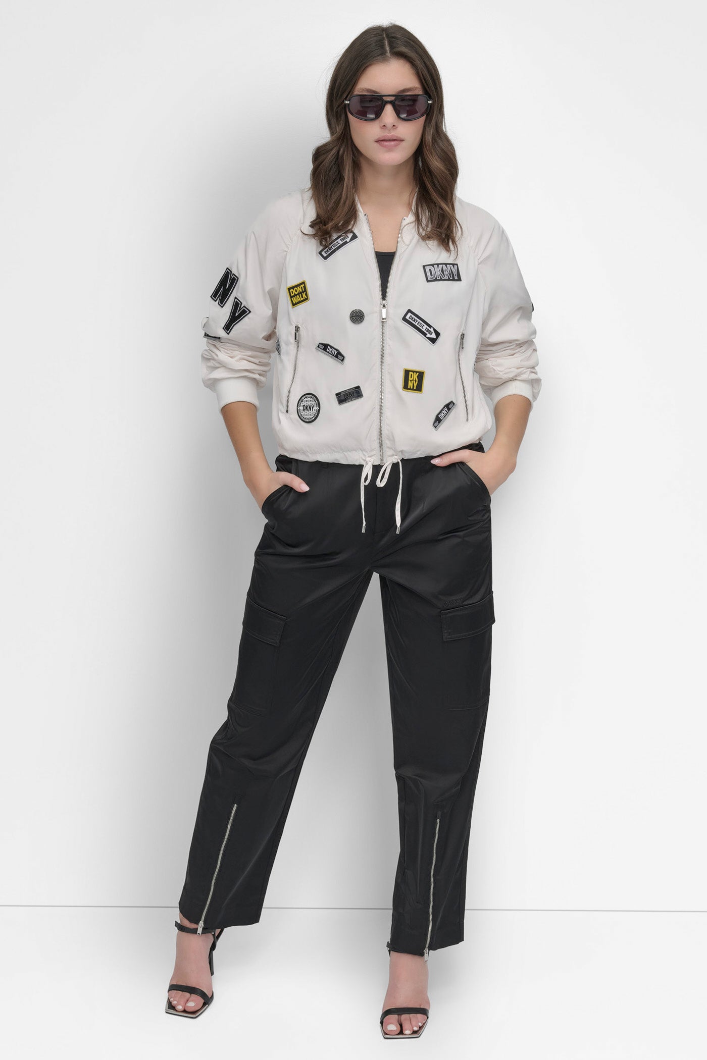 CROPPED EMBELLISHED BOMBER JACKET VIEW 9 | Jackets & Blazers