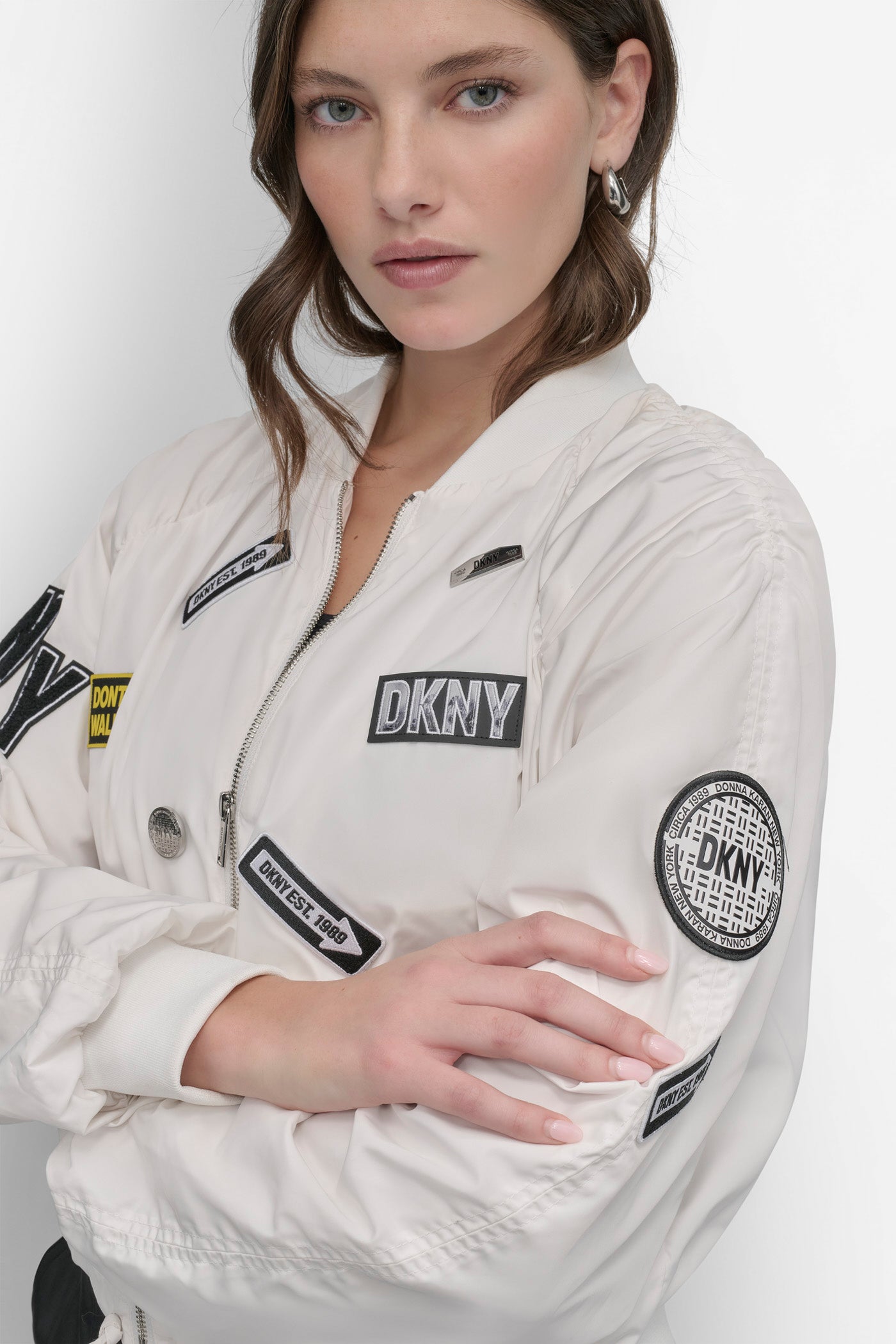 CROPPED EMBELLISHED BOMBER JACKET VIEW 4 | Jackets & Blazers