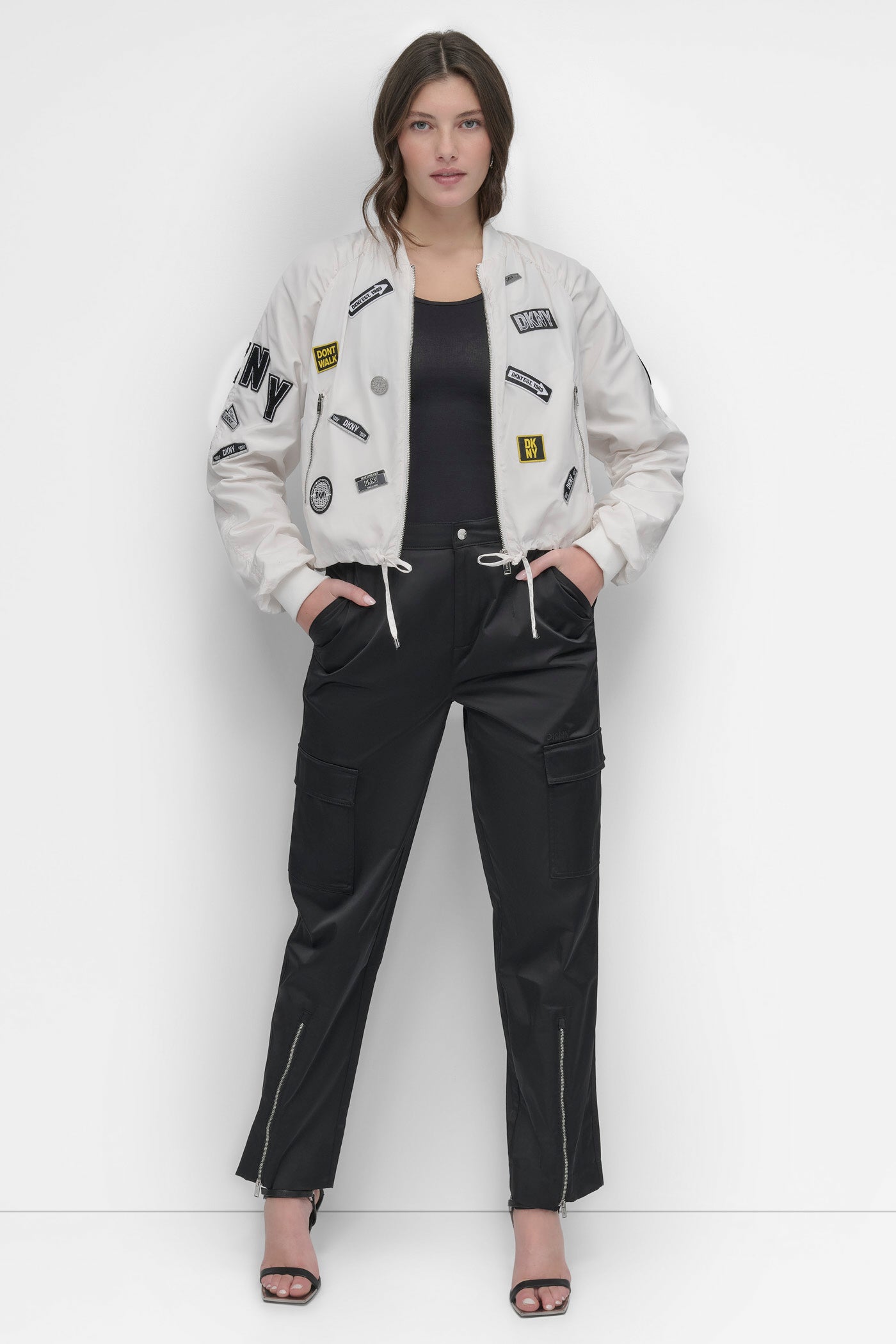 CROPPED EMBELLISHED BOMBER JACKET VIEW 8 | Jackets & Blazers