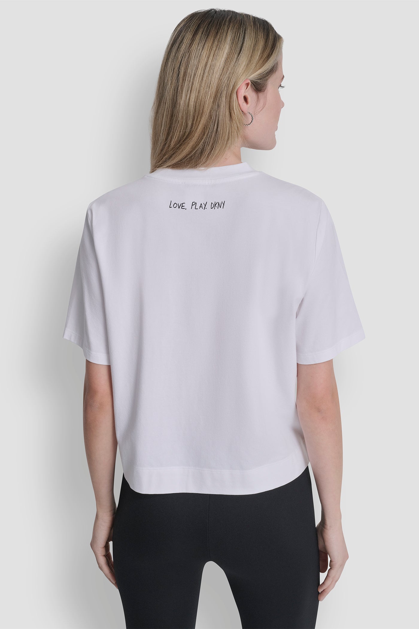 1989 Notebook Scribble Graphic Tee | Tee | DKNY