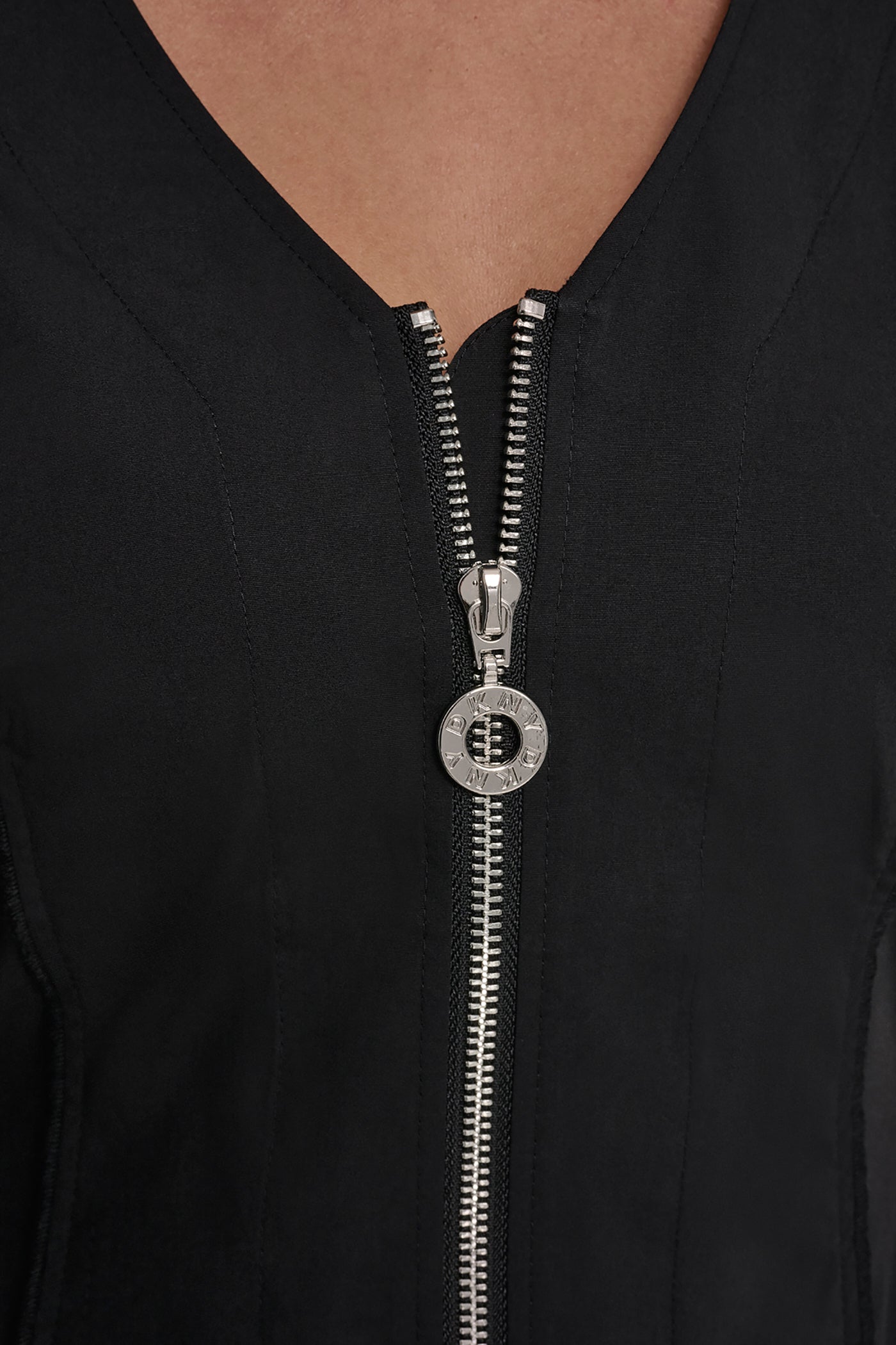 FIT AND FLARE V-NECK DRESS VIEW 6